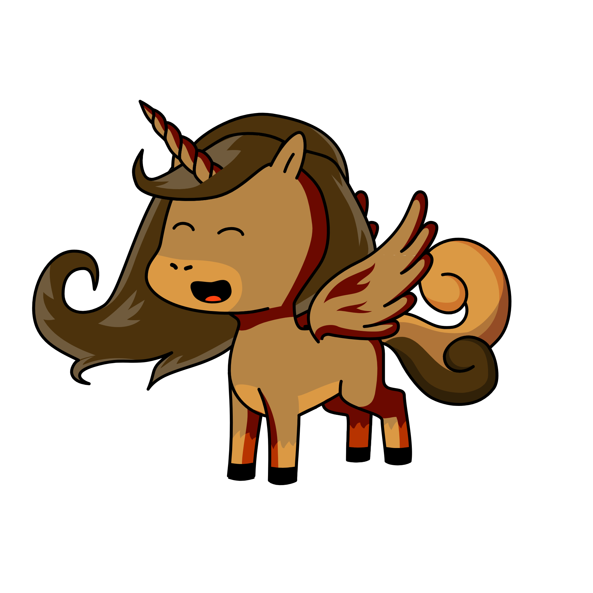Caramel , the unicorn