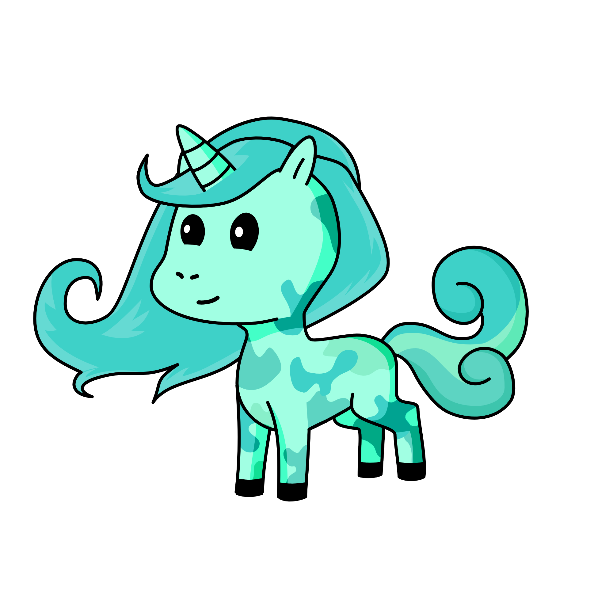 pretty Ice crem by Emily.m.hahn., the unicorn