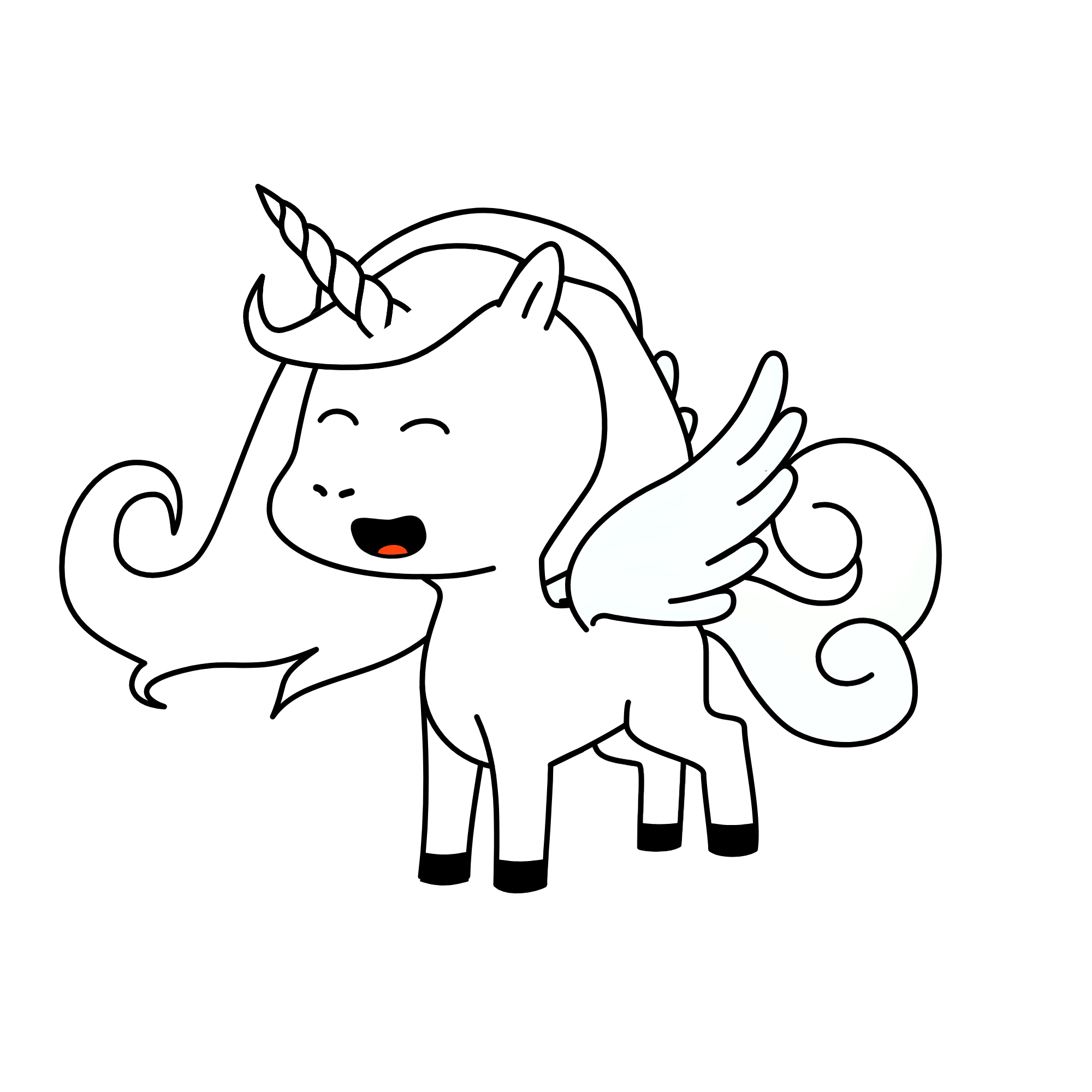 Meringue, the unicorn
