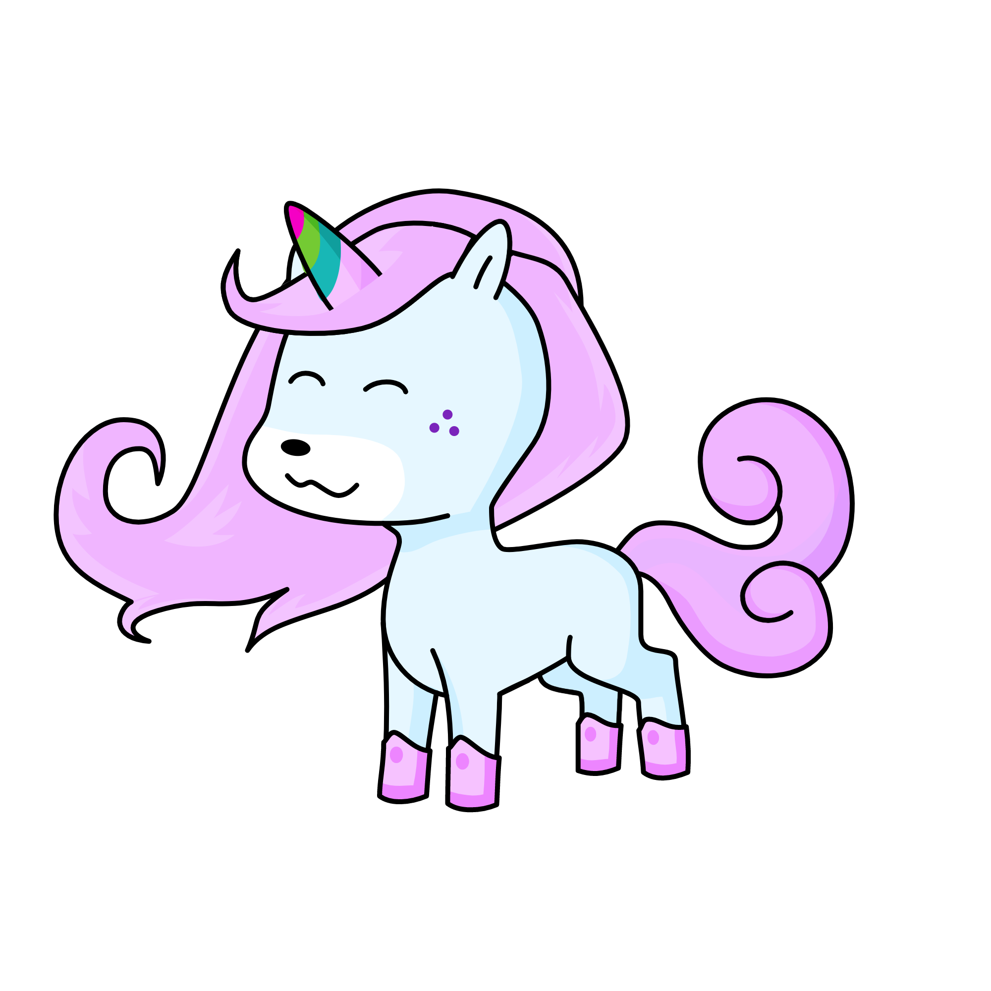 Pastel, the unicorn