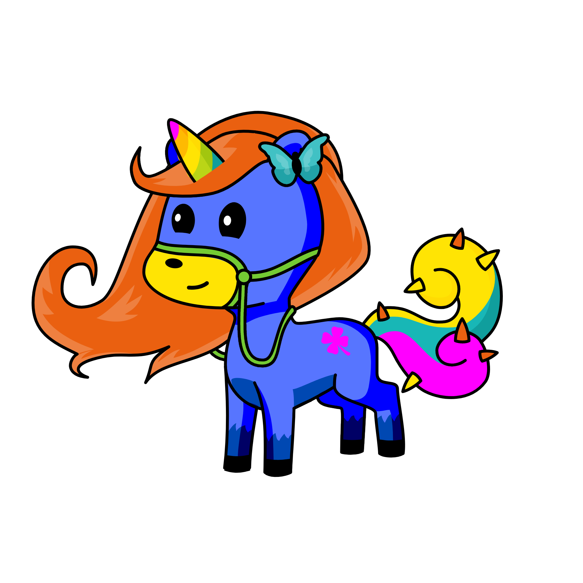 Fred the bagel, the unicorn