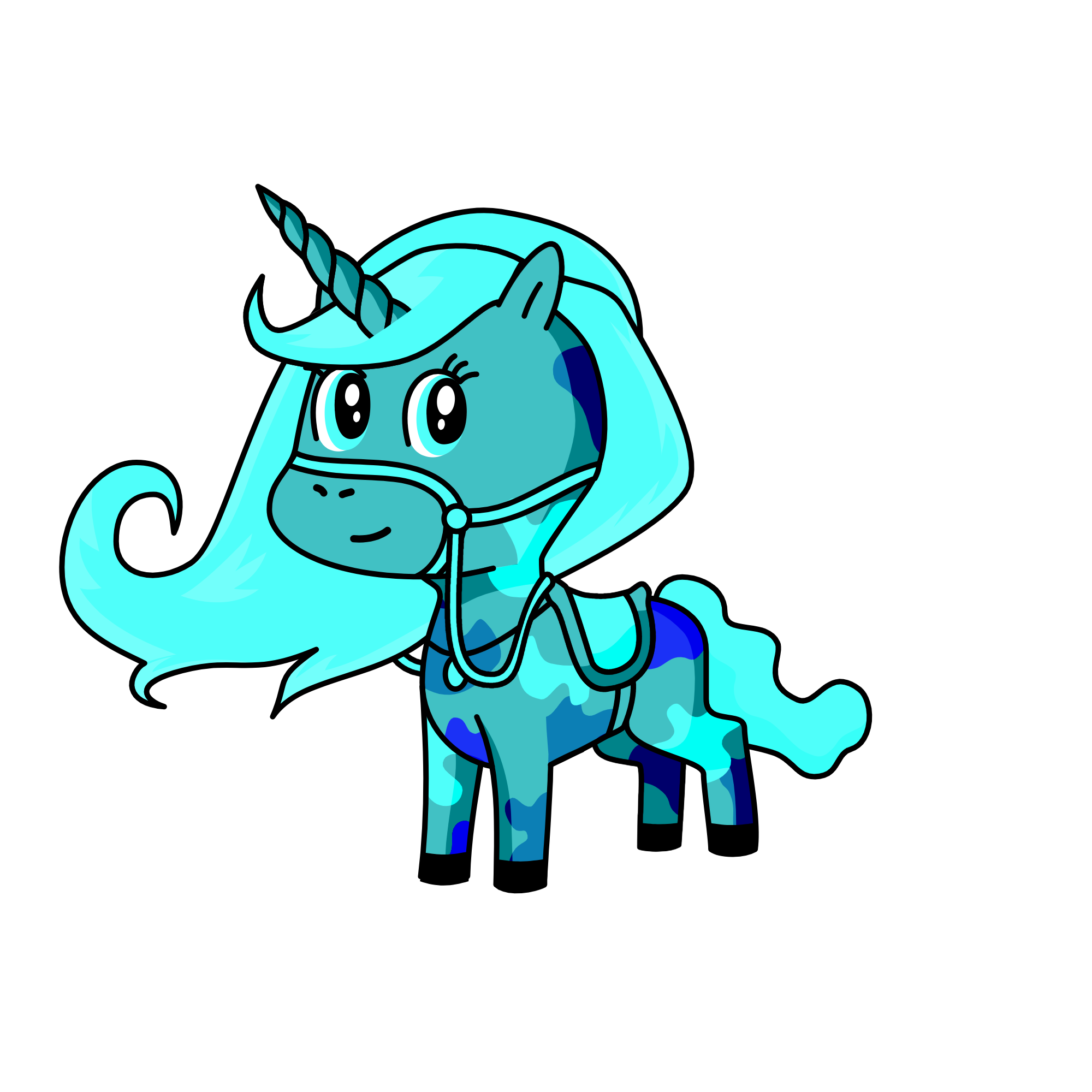 Evelyn, the unicorn