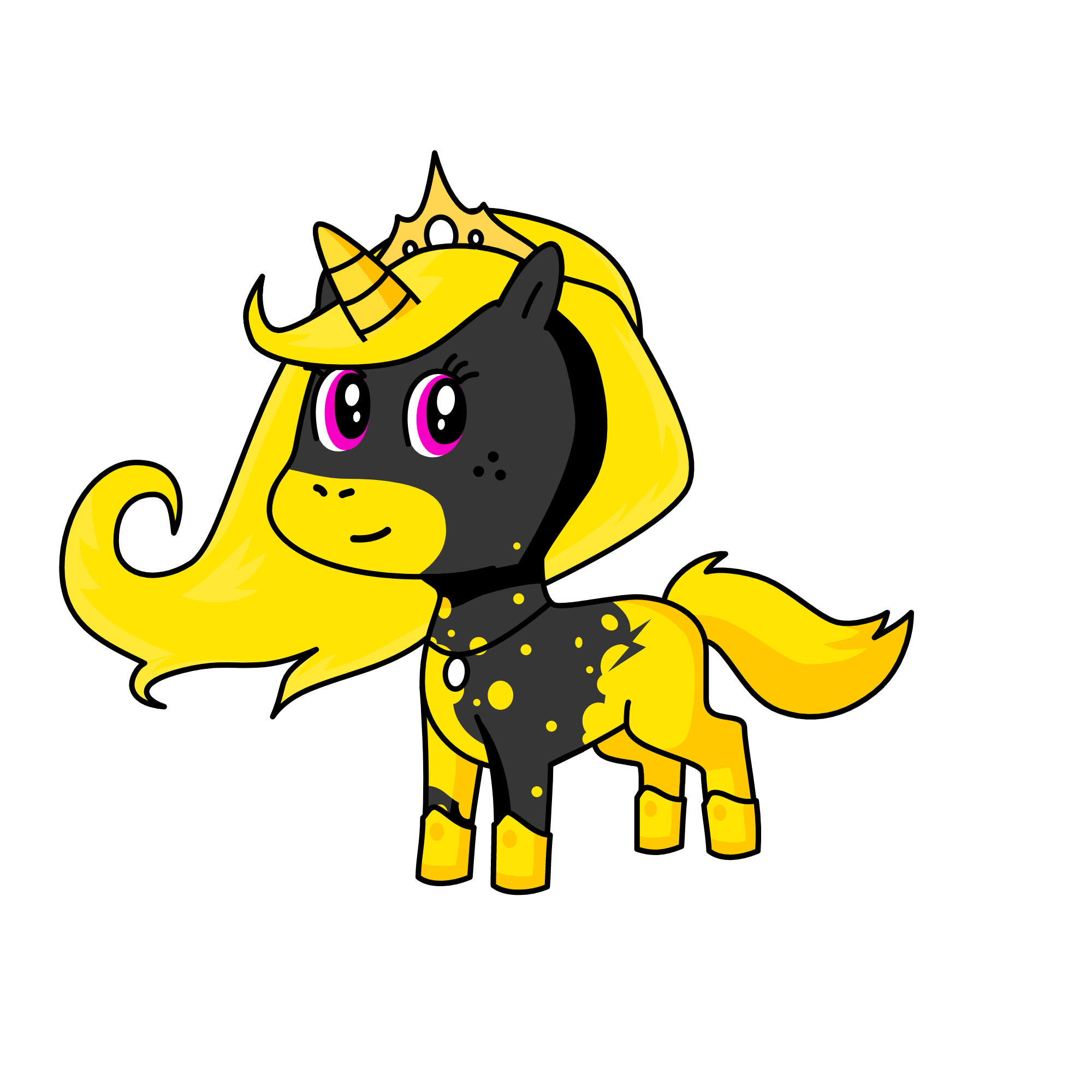 princsses luna, the unicorn