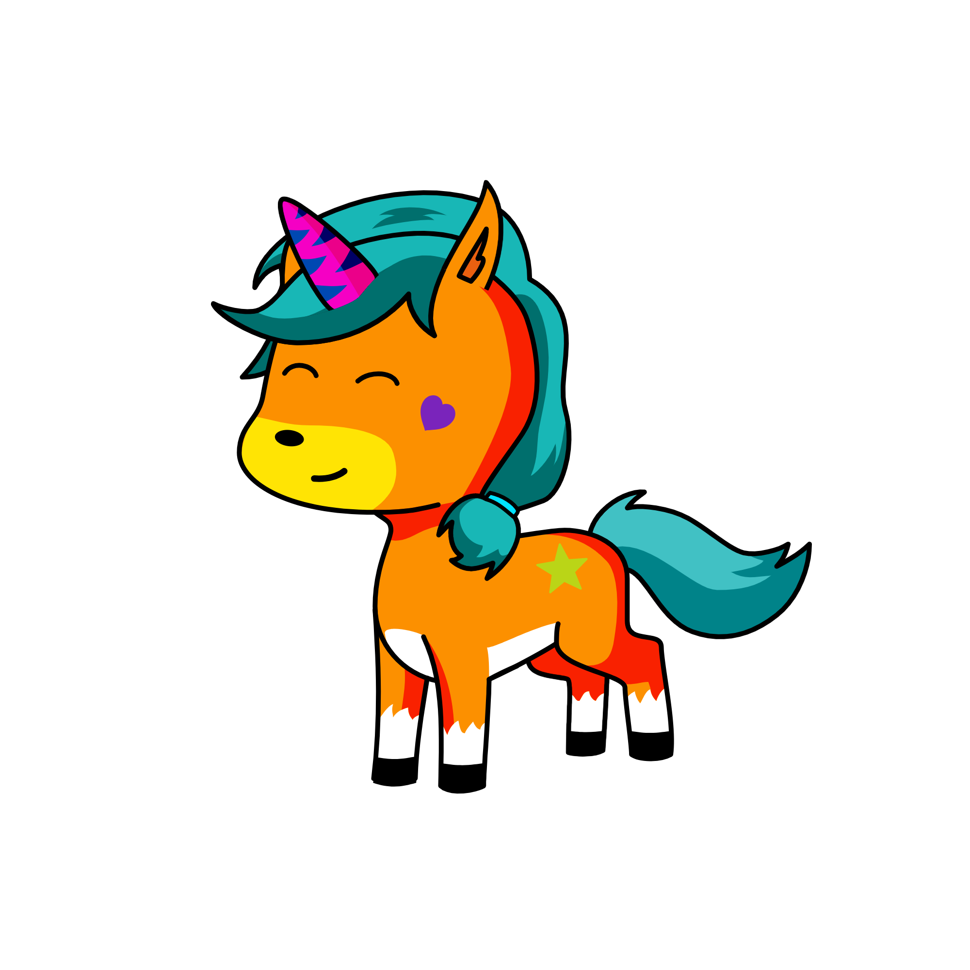 The star of the day(Unicornio de la liga mayor de el dia el mayor de la liga de el dia), the unicorn