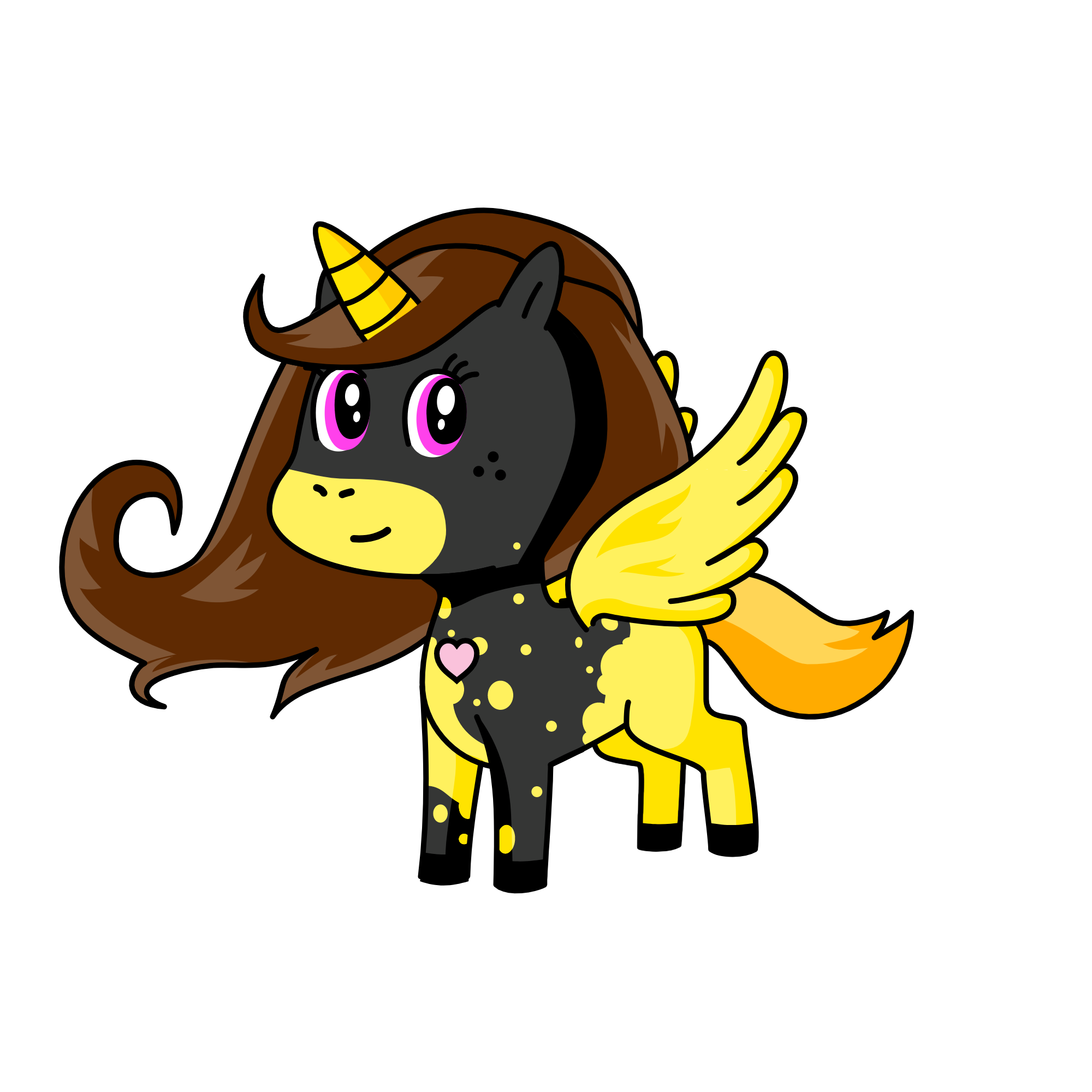 night moon, the unicorn