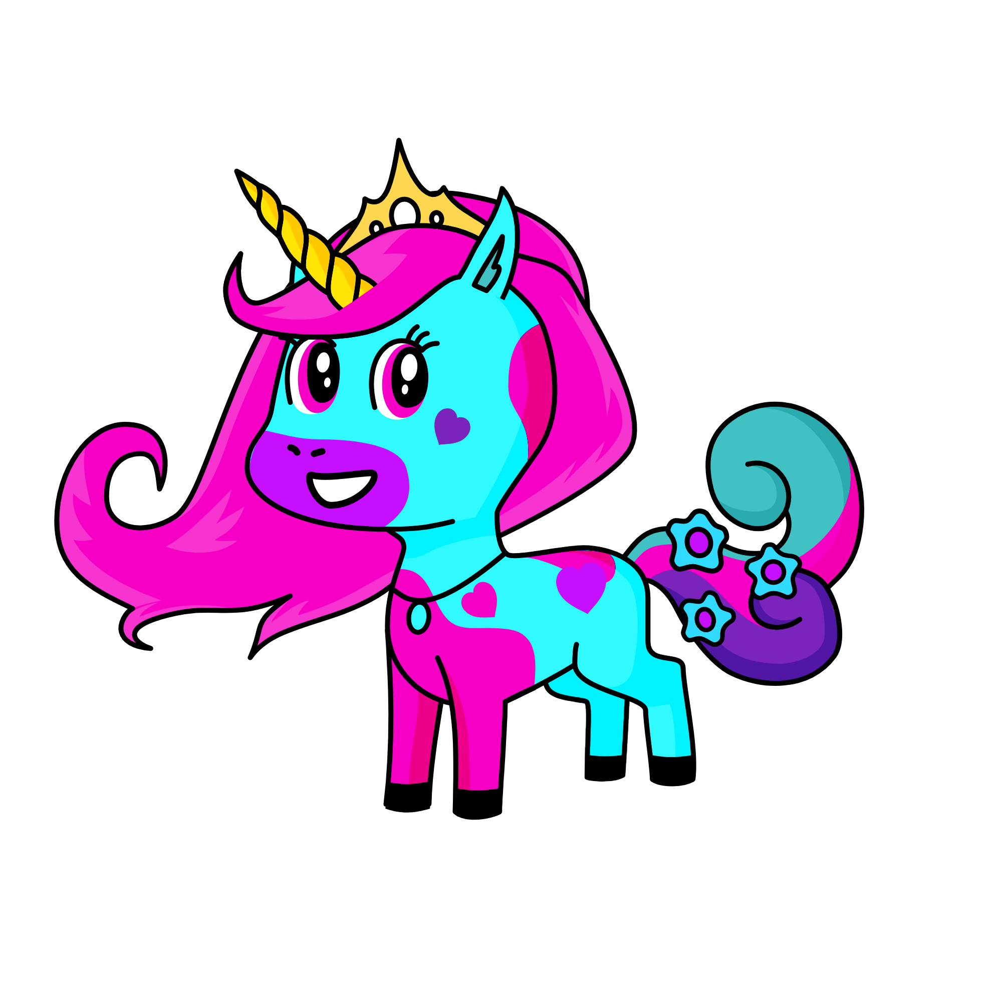pebbles, the unicorn