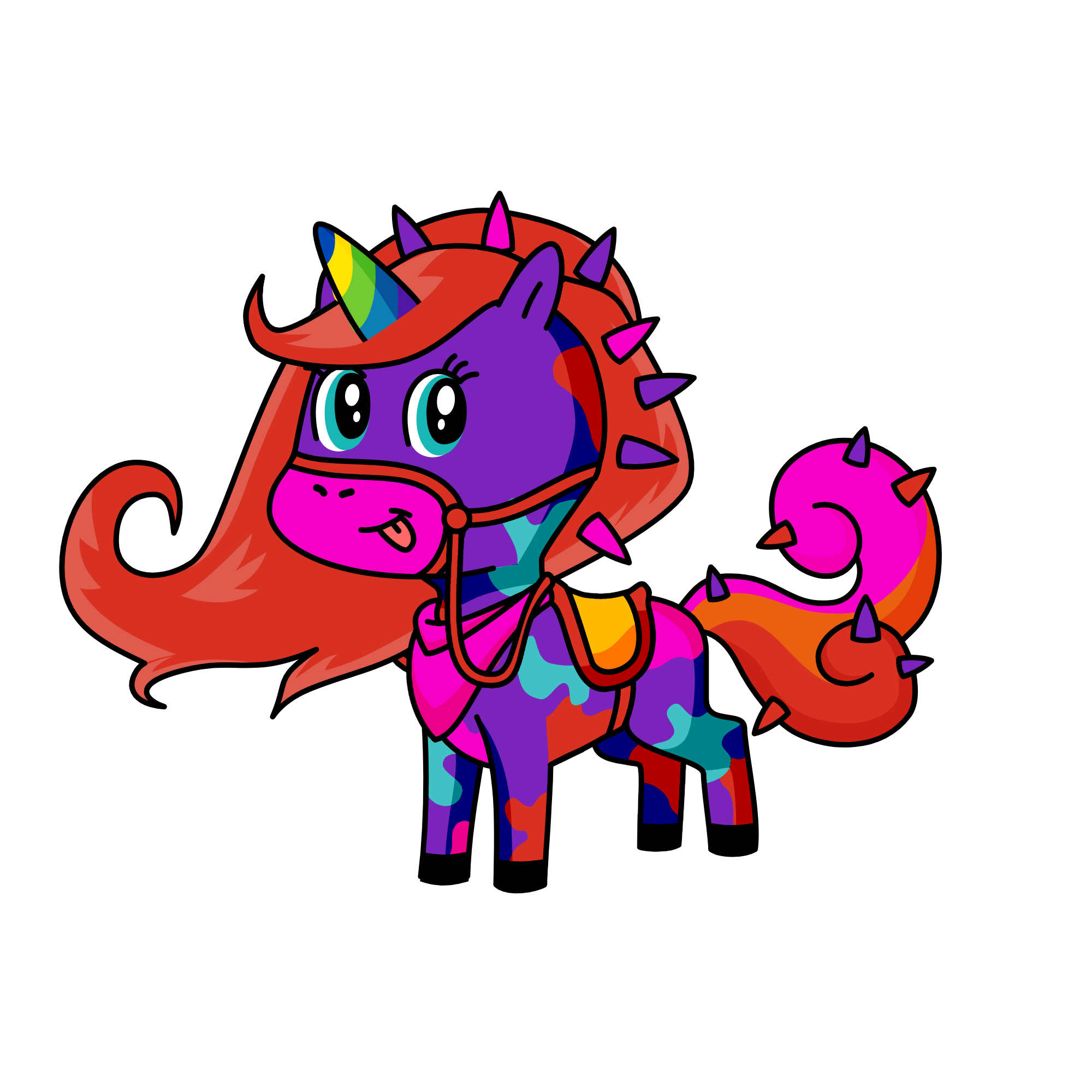 rainbow, the unicorn