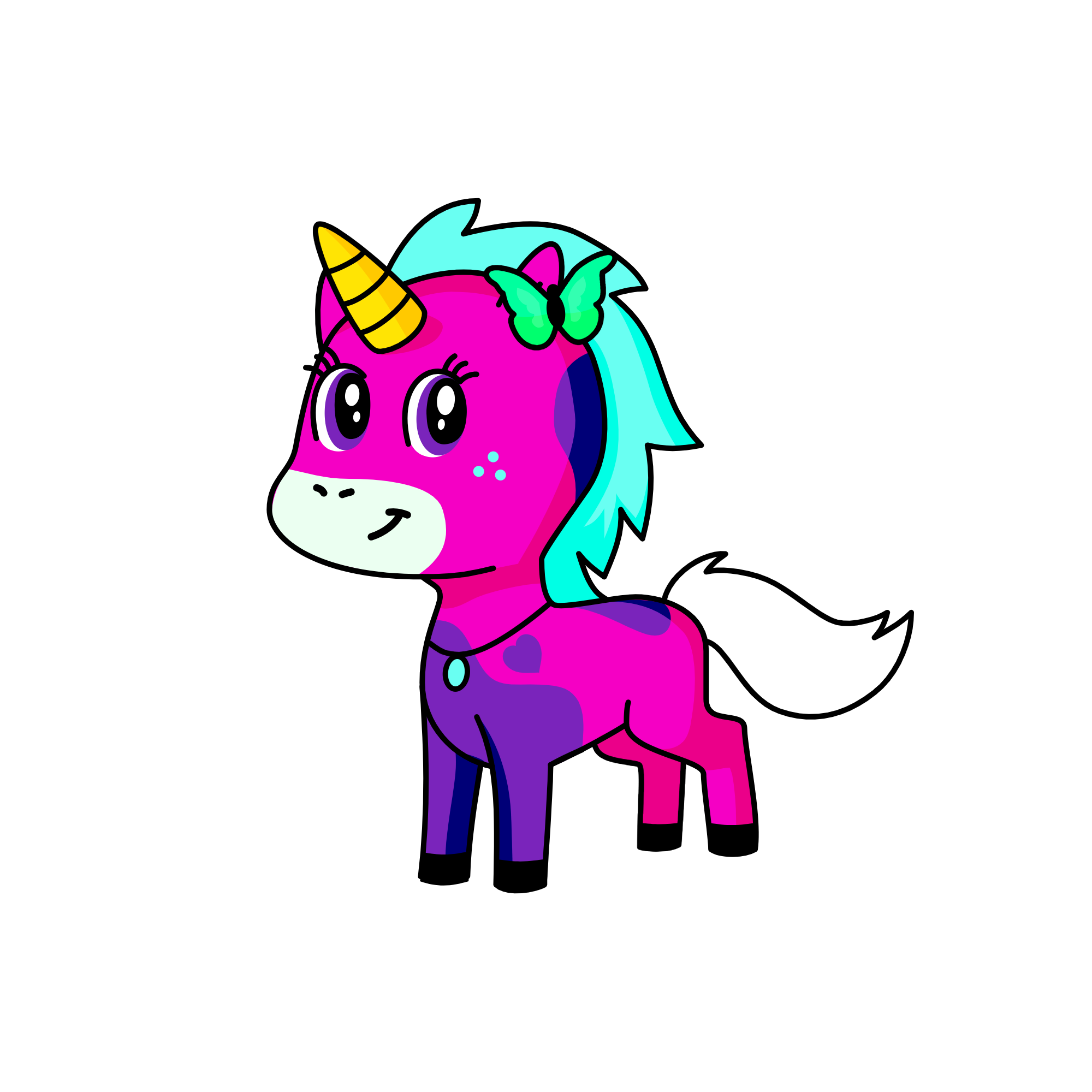 Serena, the unicorn