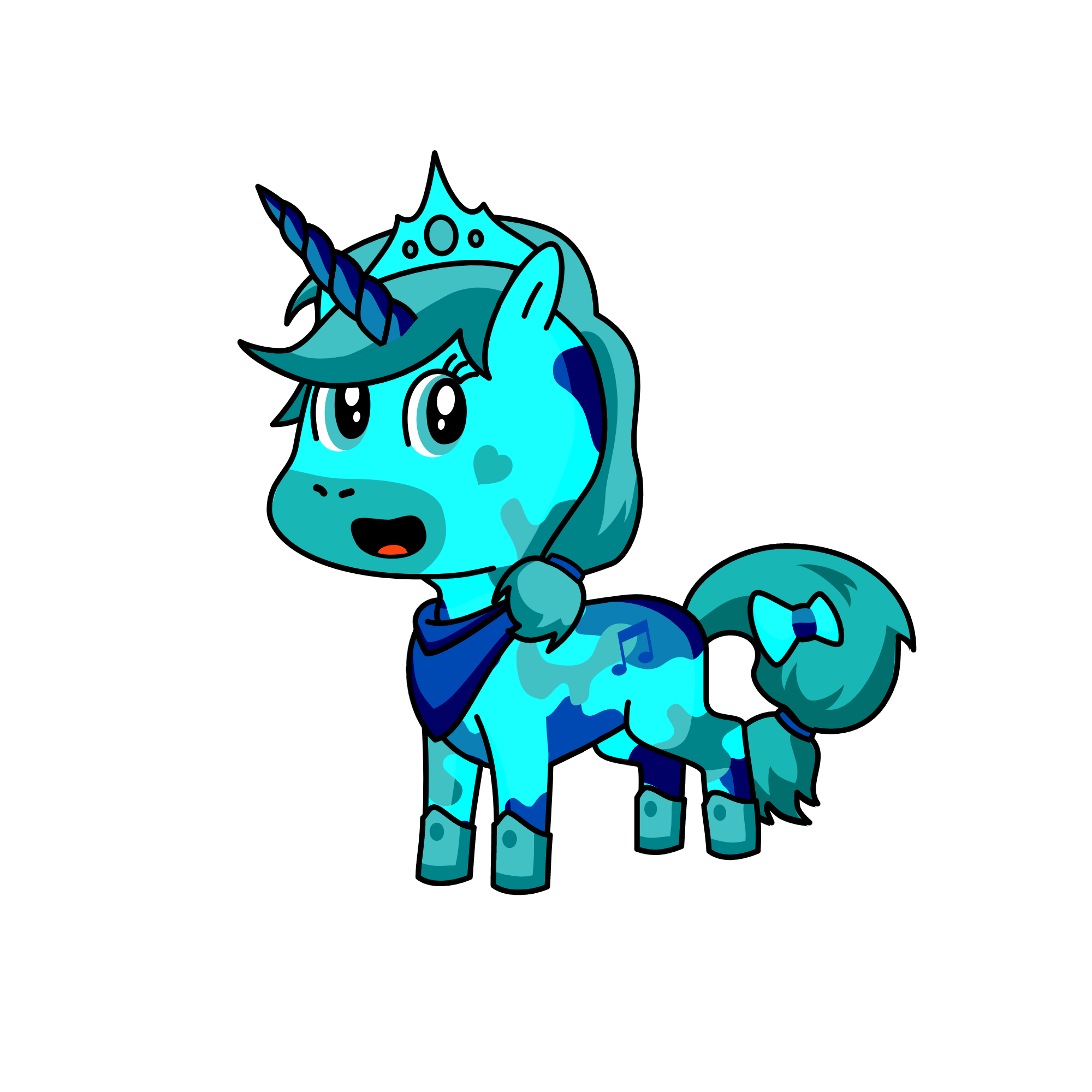 prinnces Sara, the unicorn
