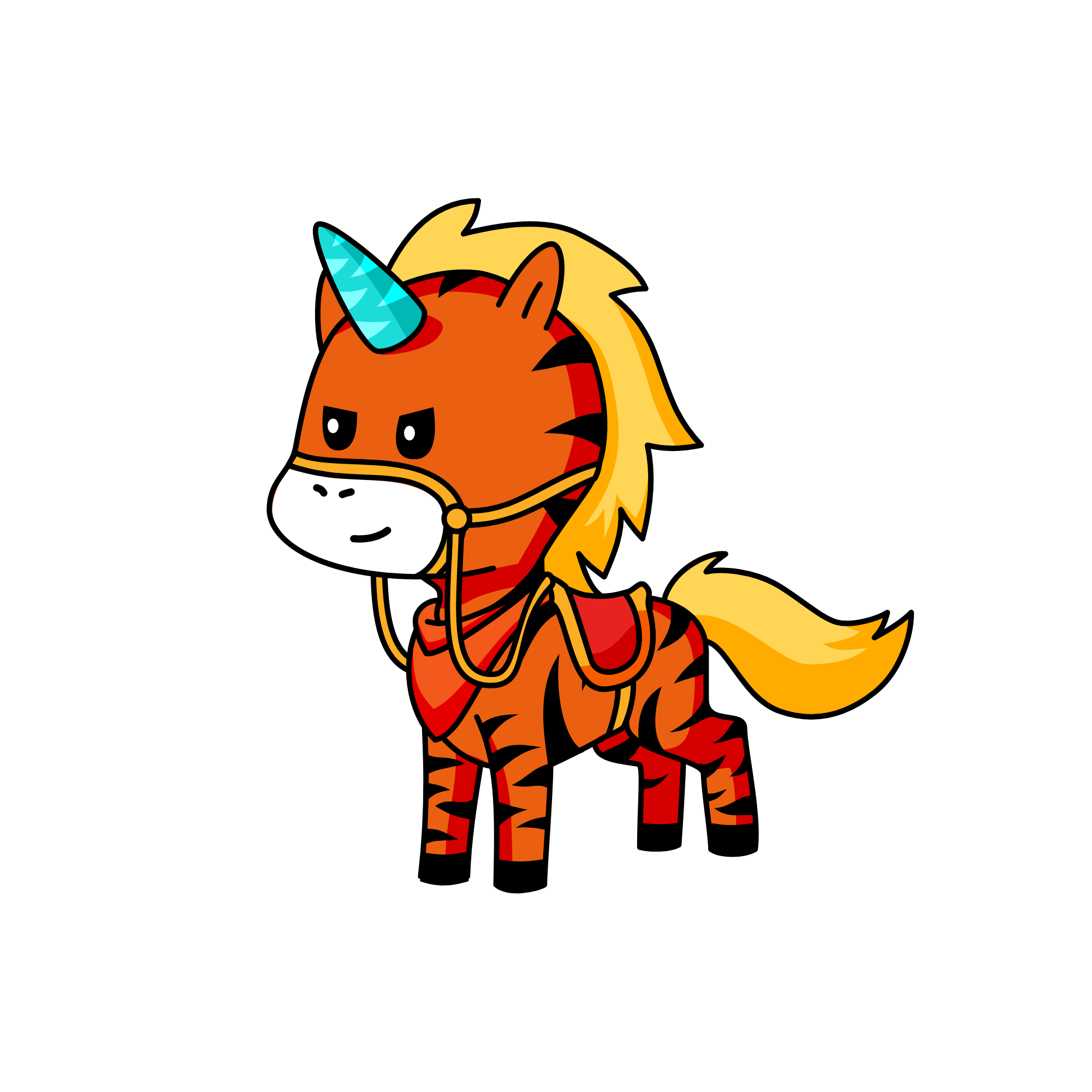 Tiger, the unicorn