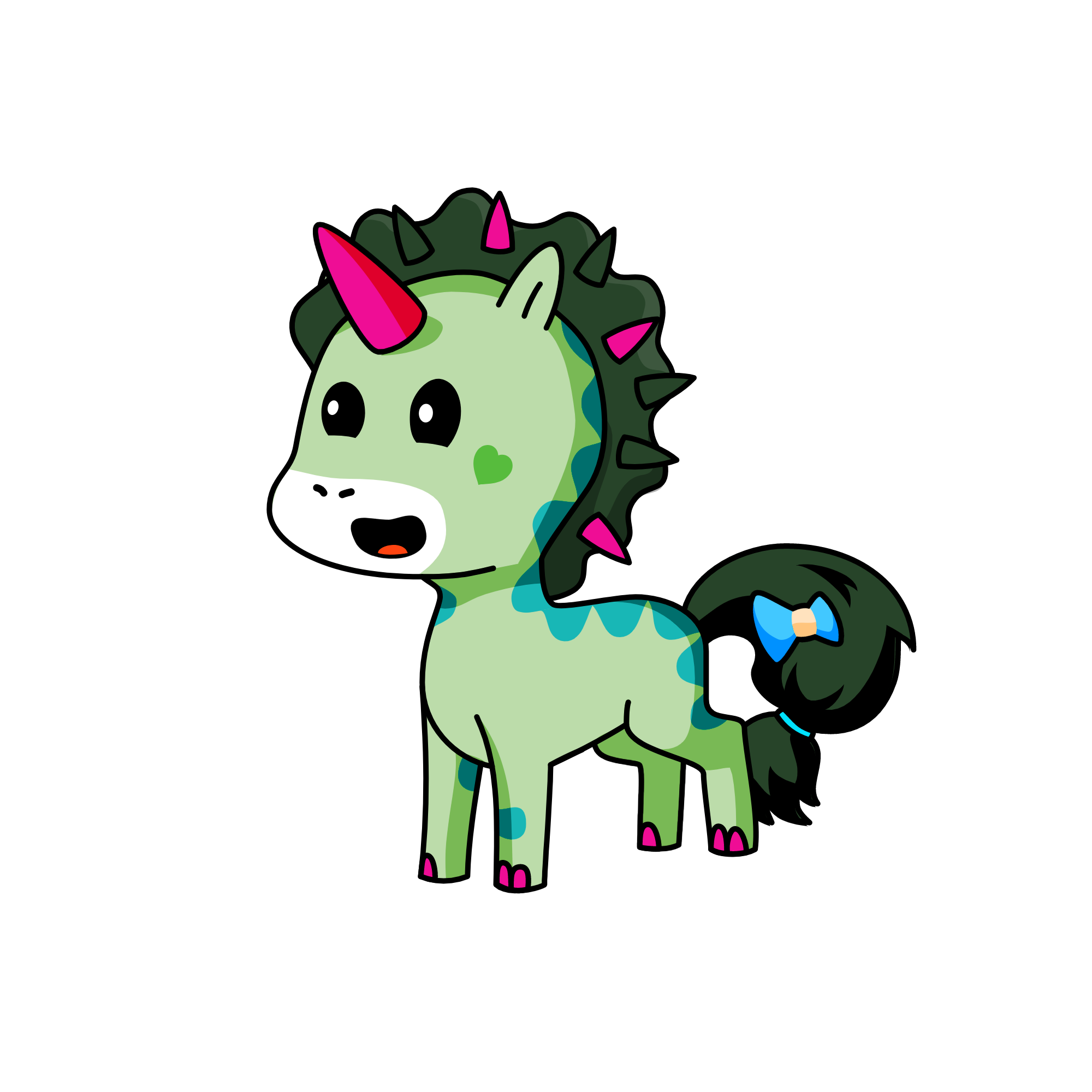 BUBBLES, the unicorn