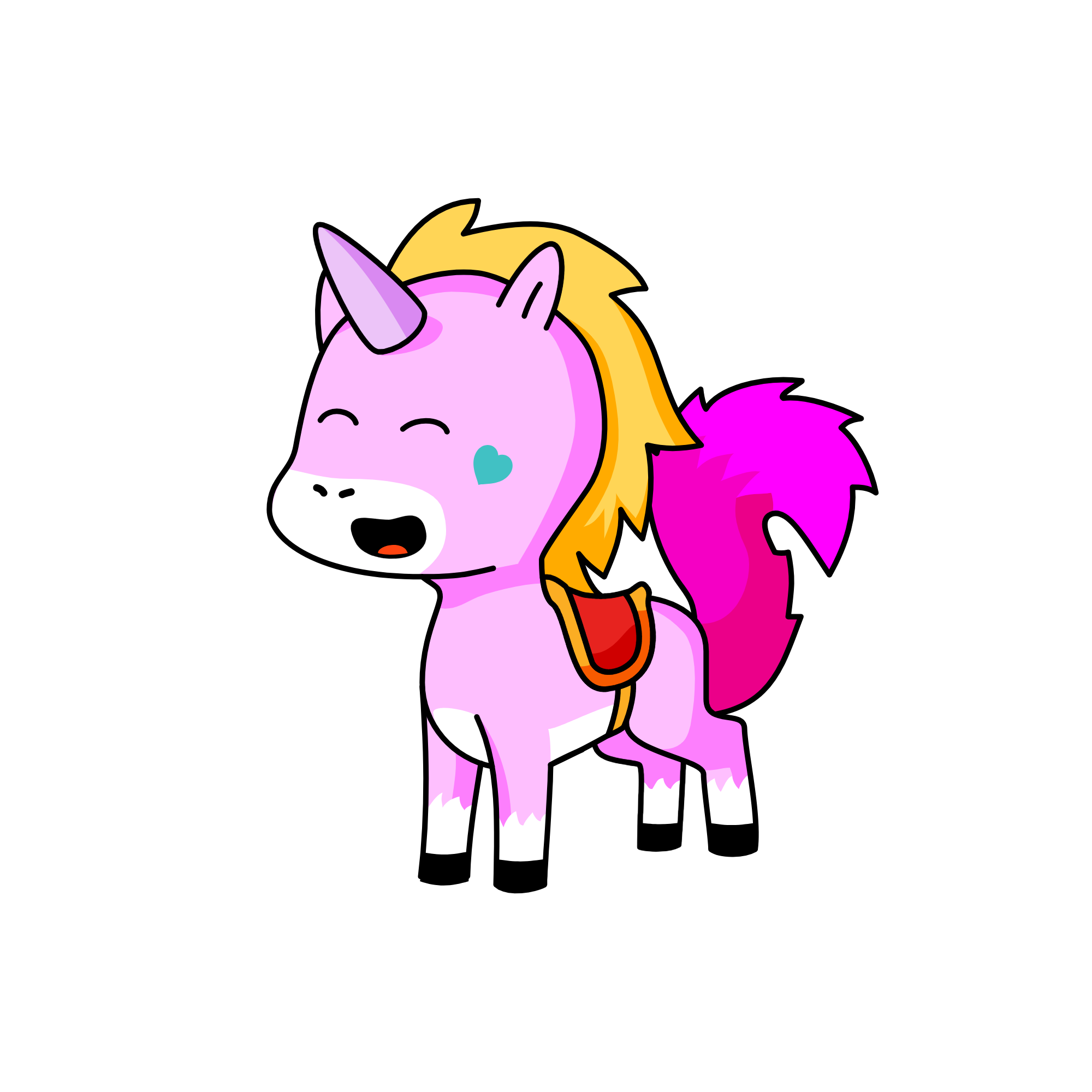 bubbles, the unicorn