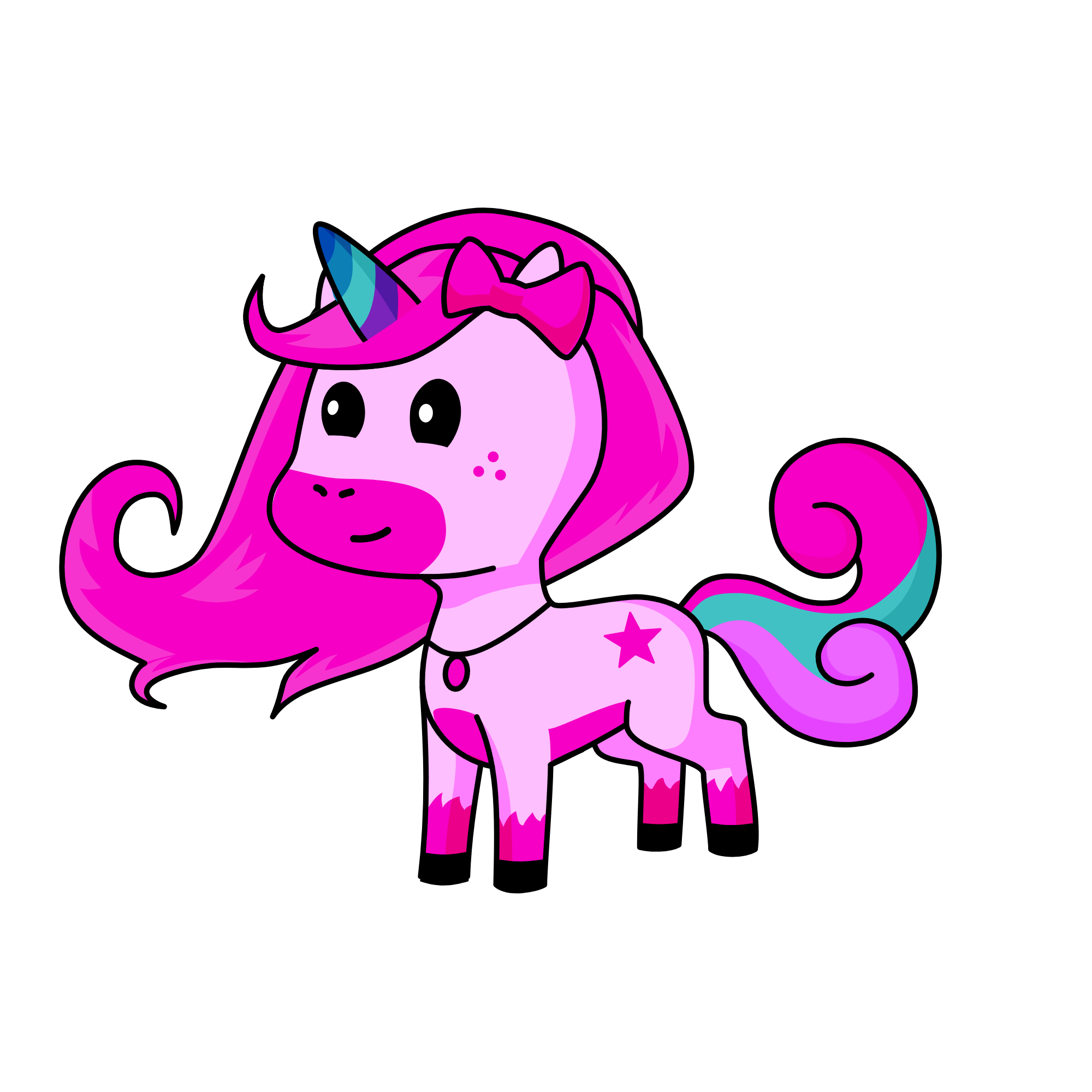 rose, the unicorn