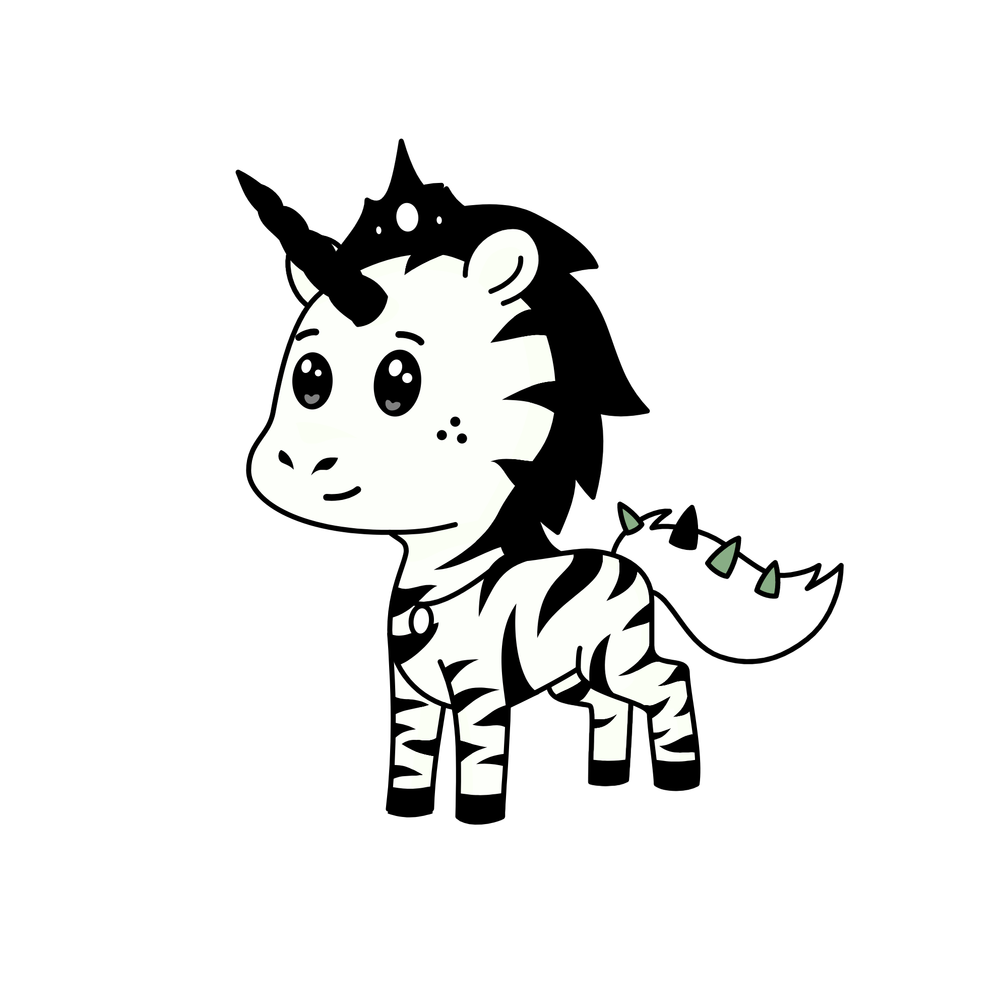 zebra love, the unicorn
