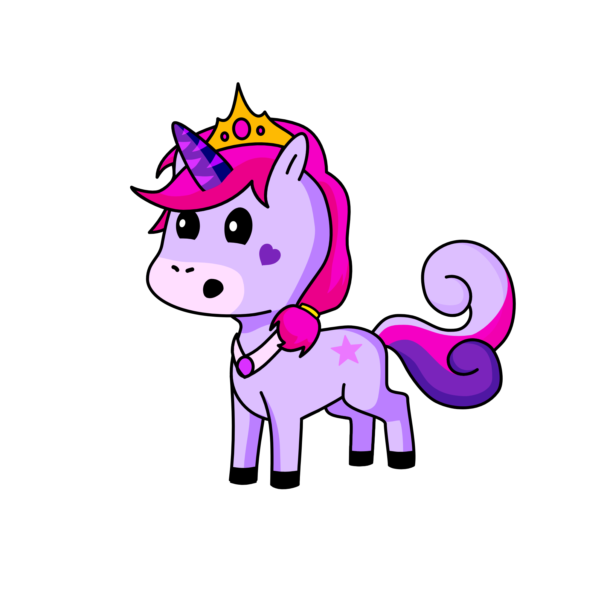 Princess Glitz, the unicorn