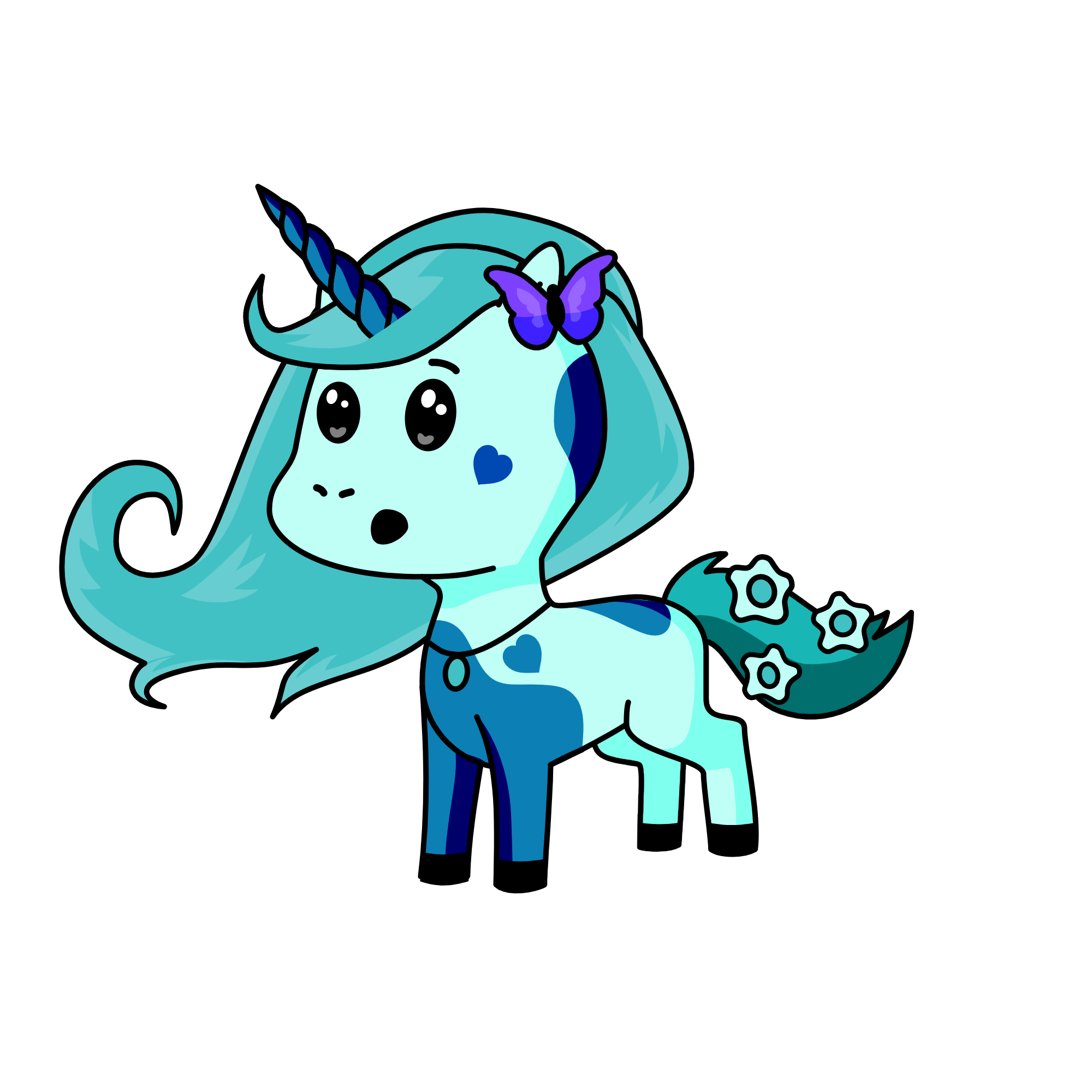 Winter Blaze, the unicorn