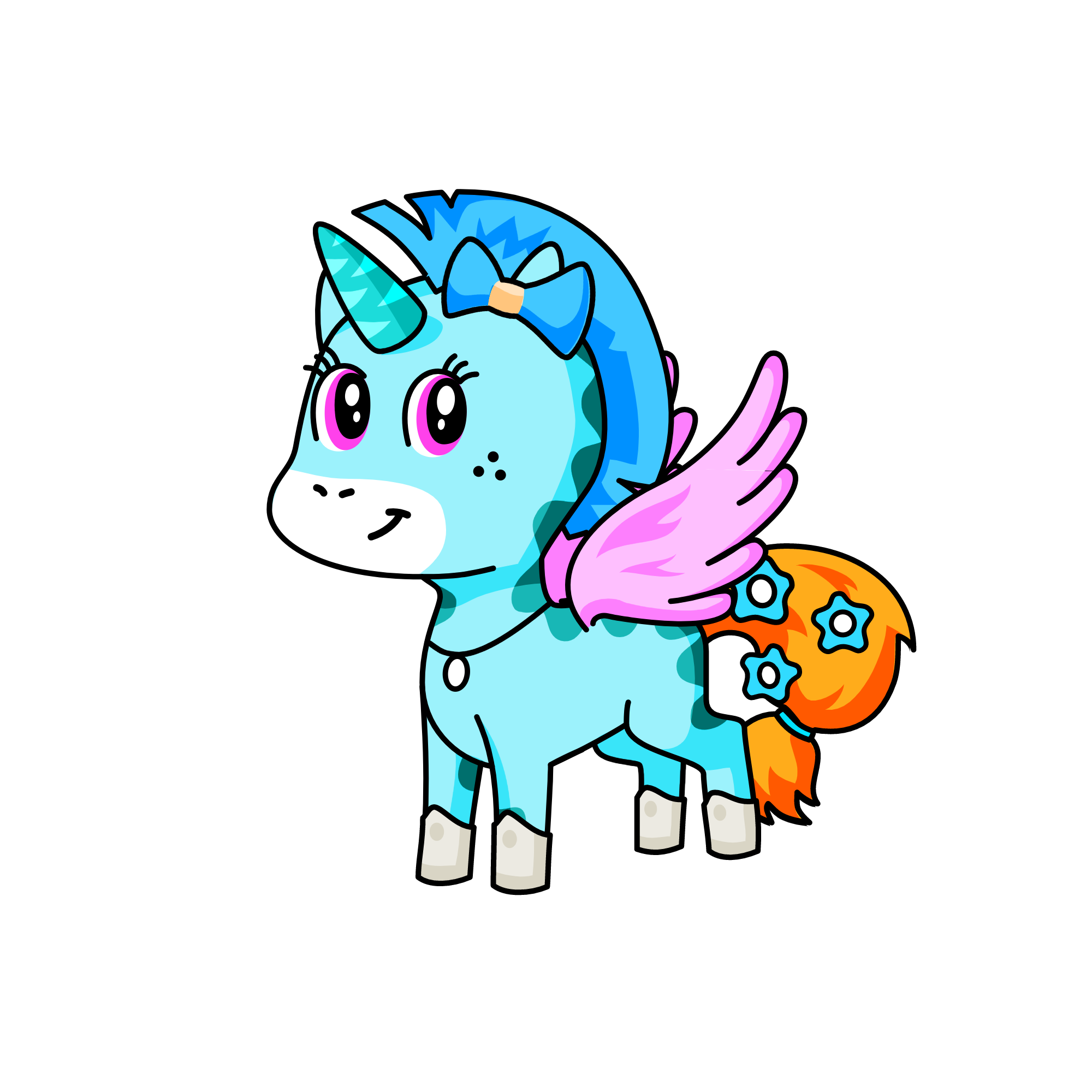 Ice Princess, the unicorn