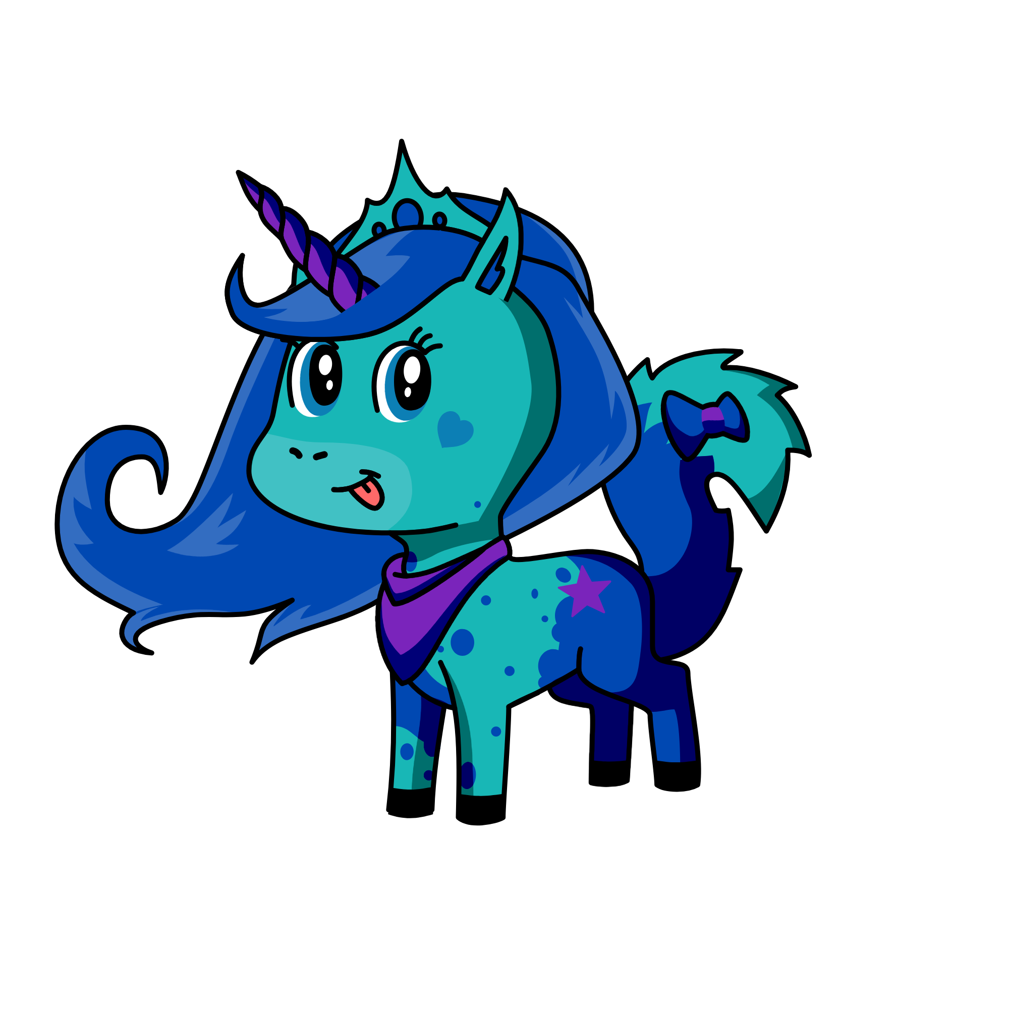 Midnight, the unicorn