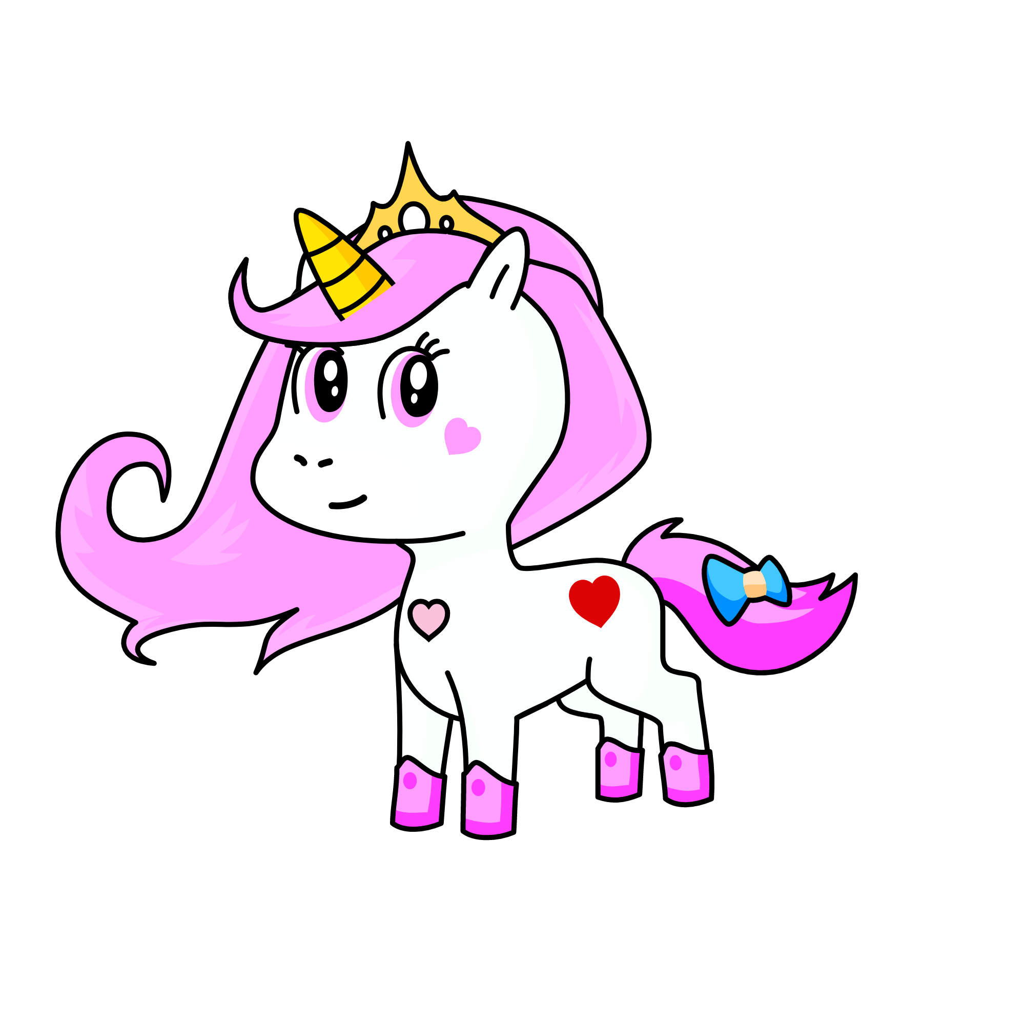 Snow, the unicorn