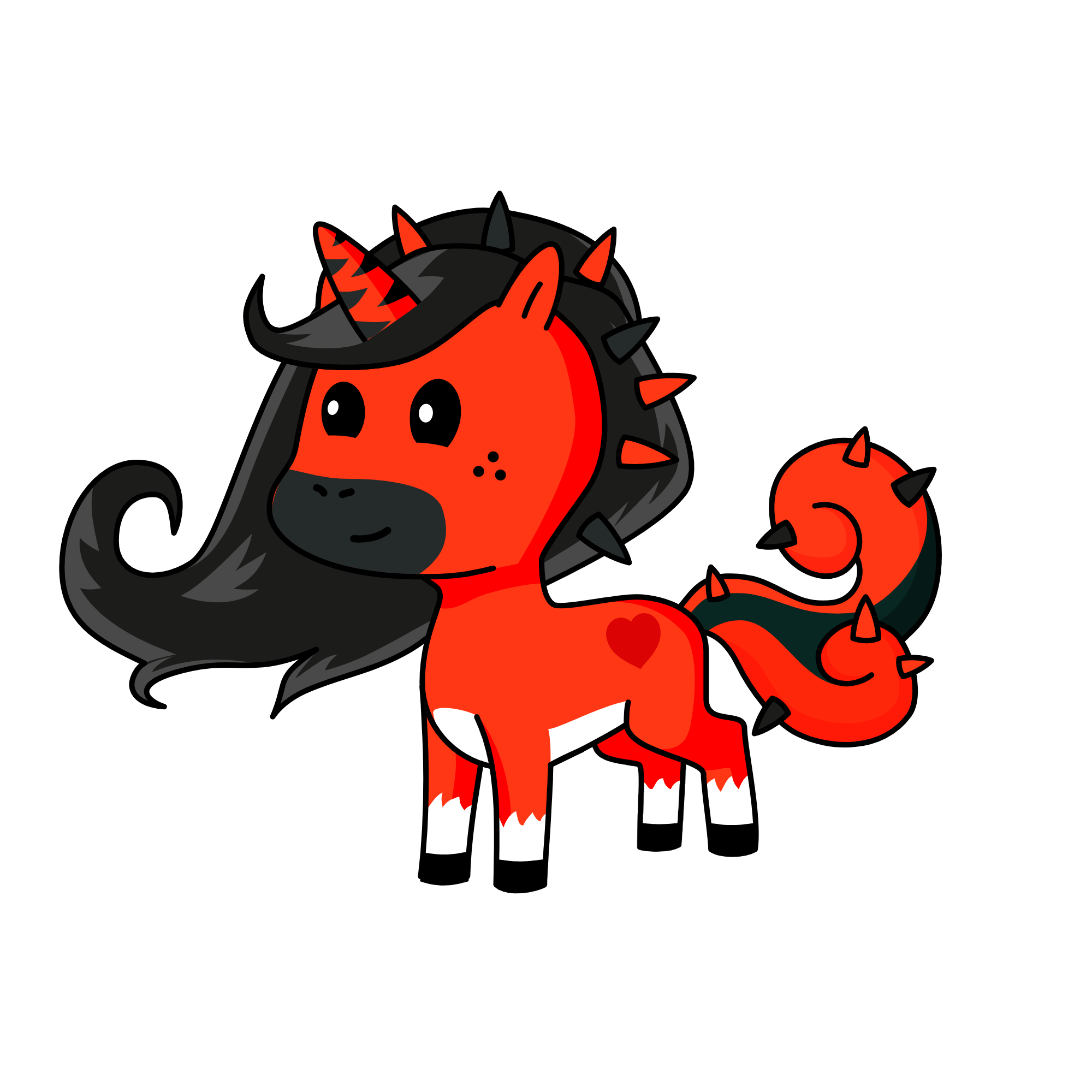 deathly, the unicorn