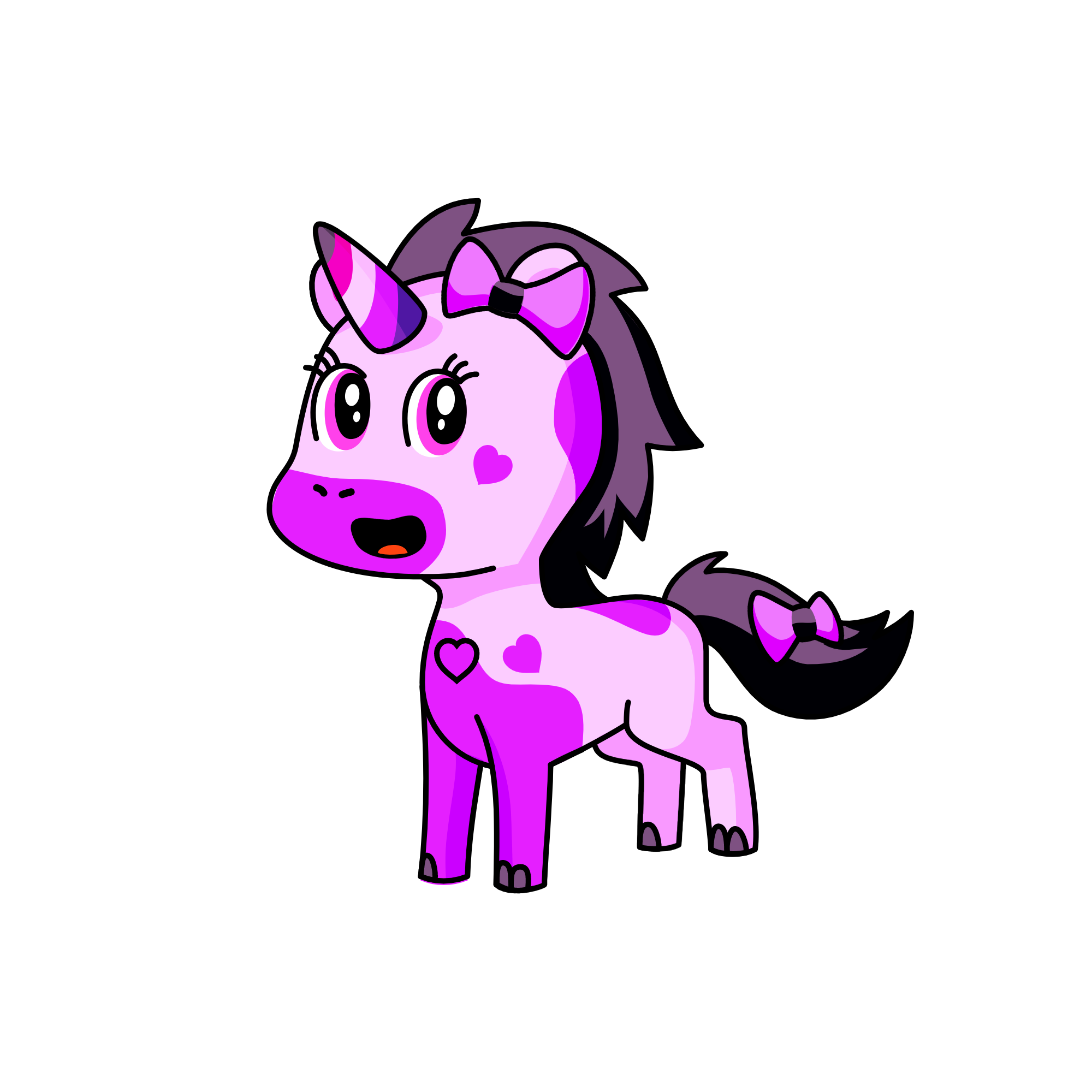 pinky, the unicorn