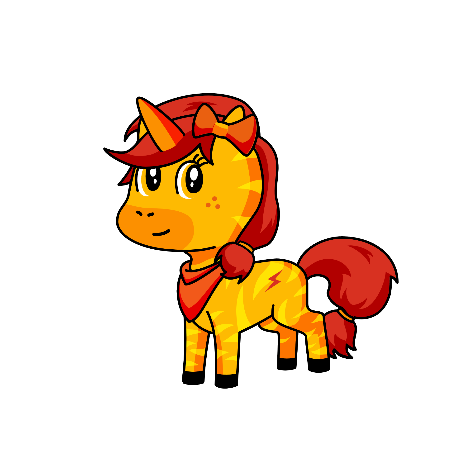 Sunrise, the unicorn