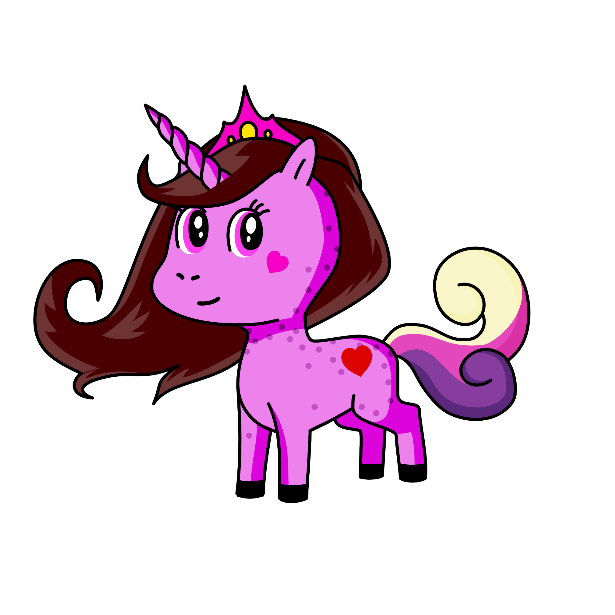 PRINCESS POP, the unicorn
