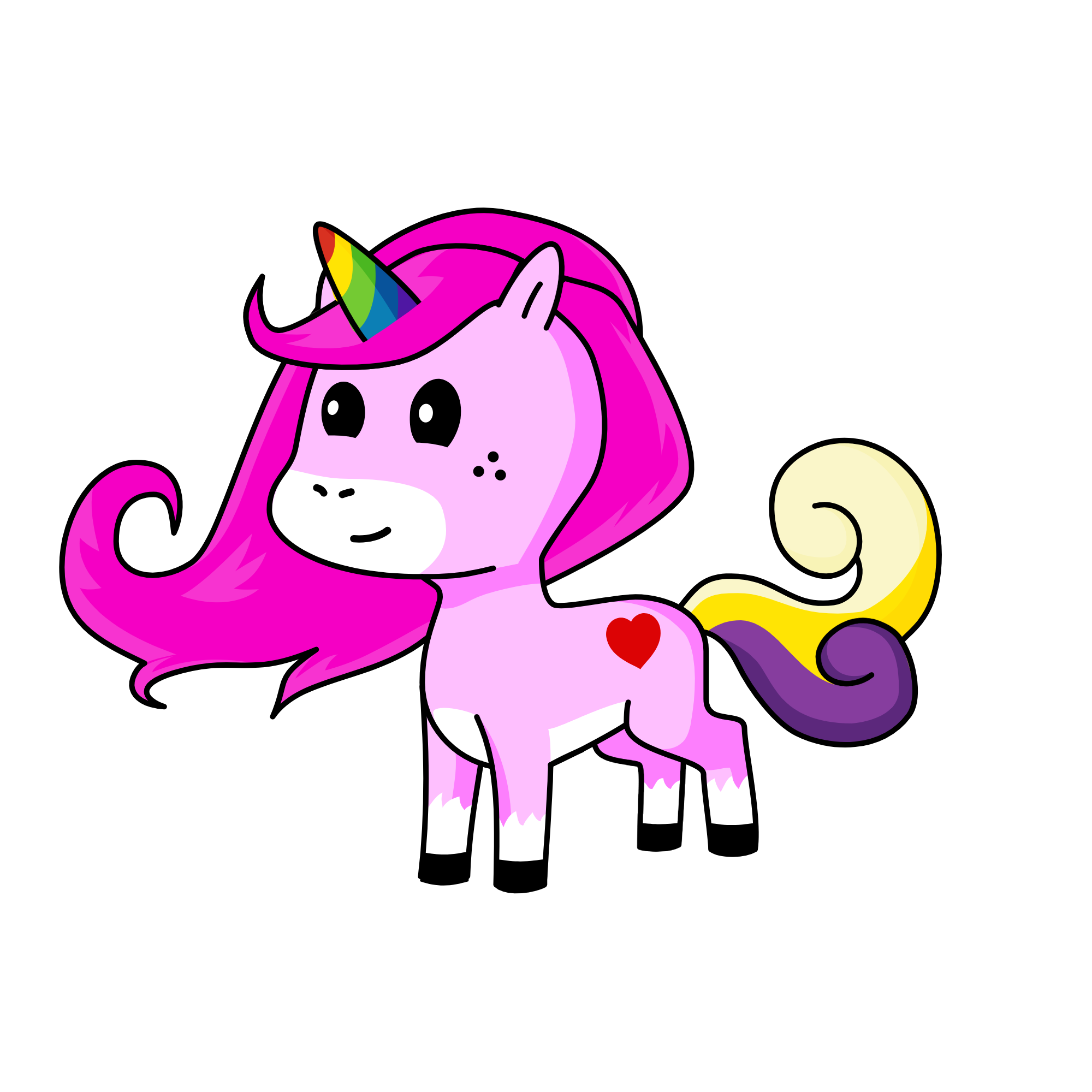 POP POP POP, the unicorn
