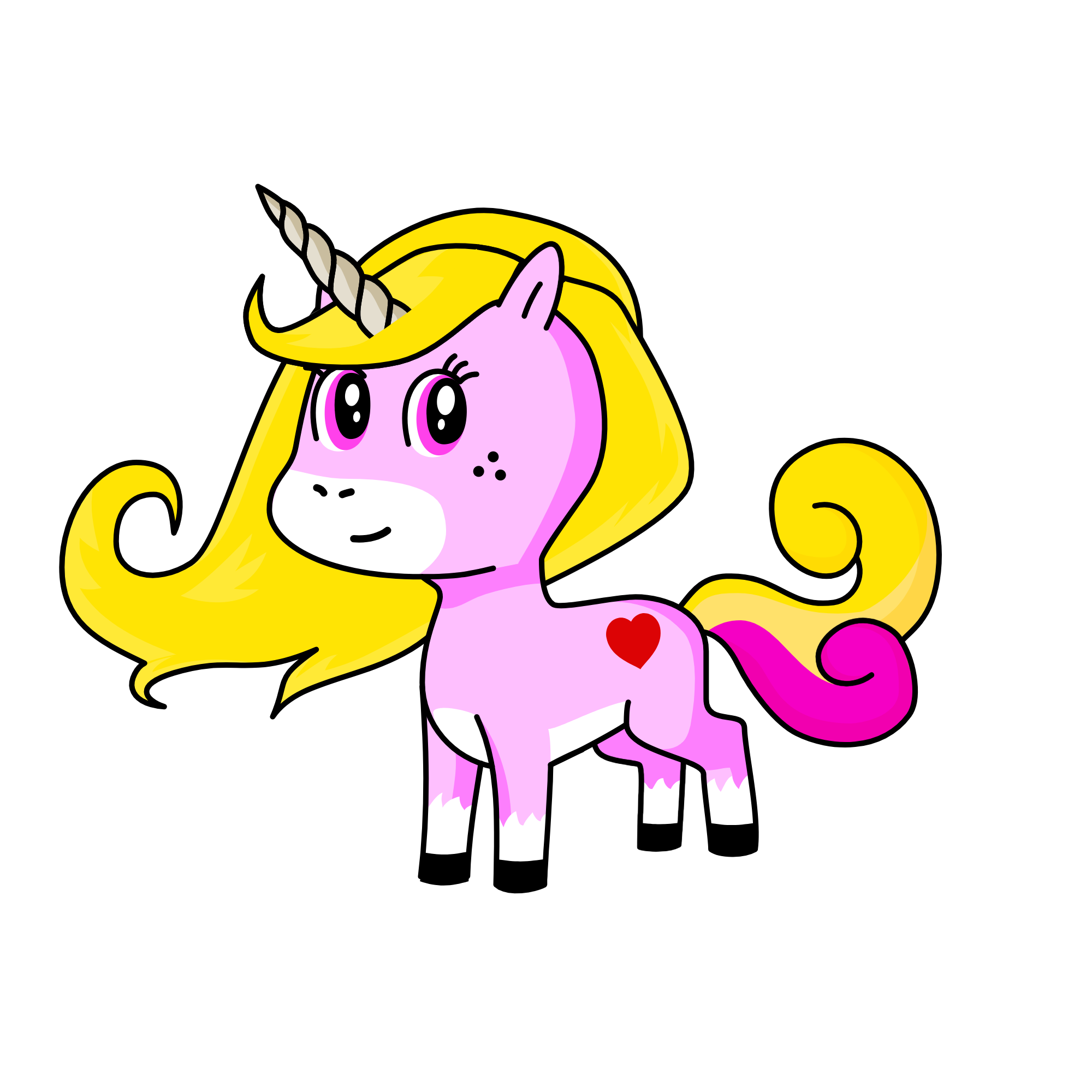 pinky, the unicorn