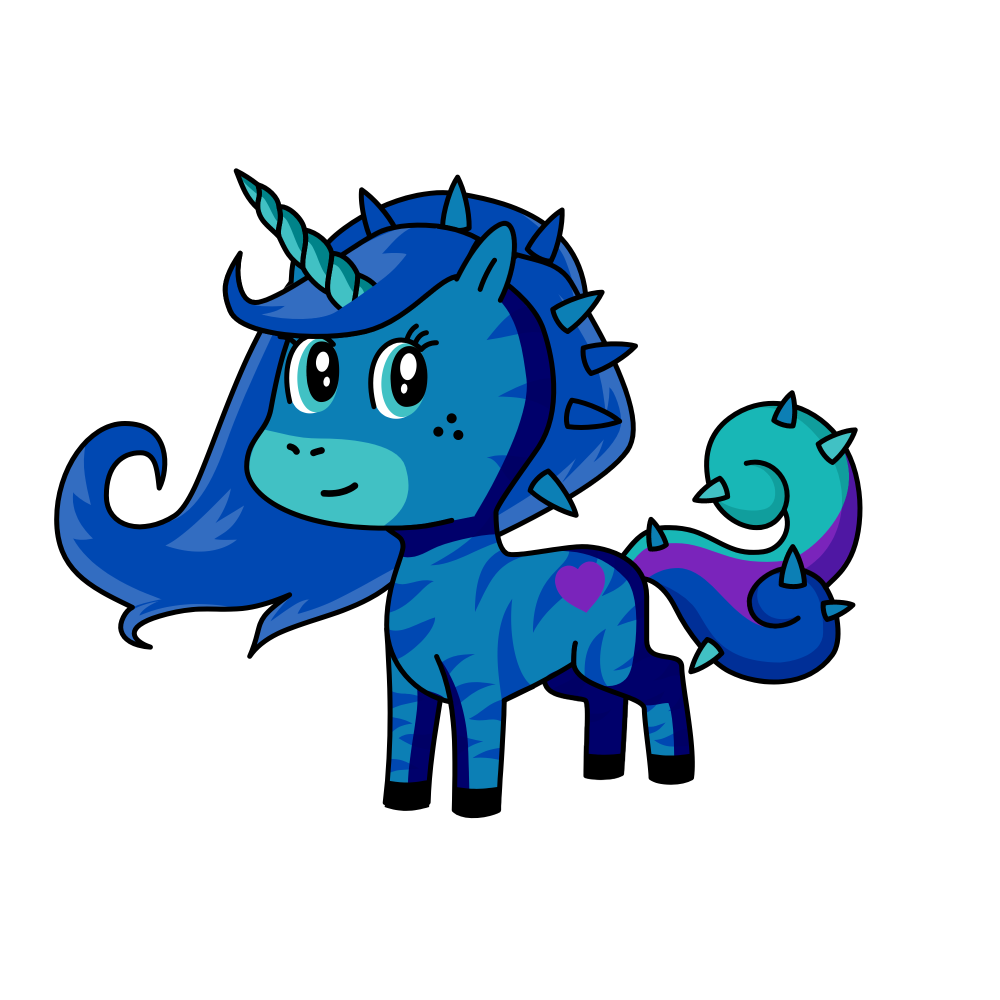 DARK DAY, the unicorn