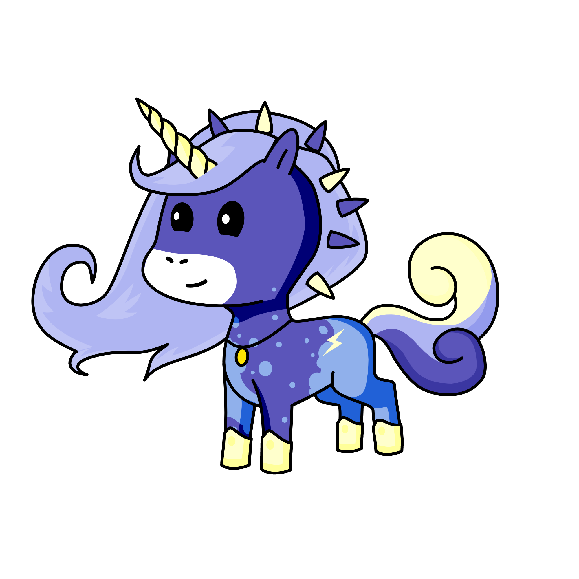 Midnight, the unicorn
