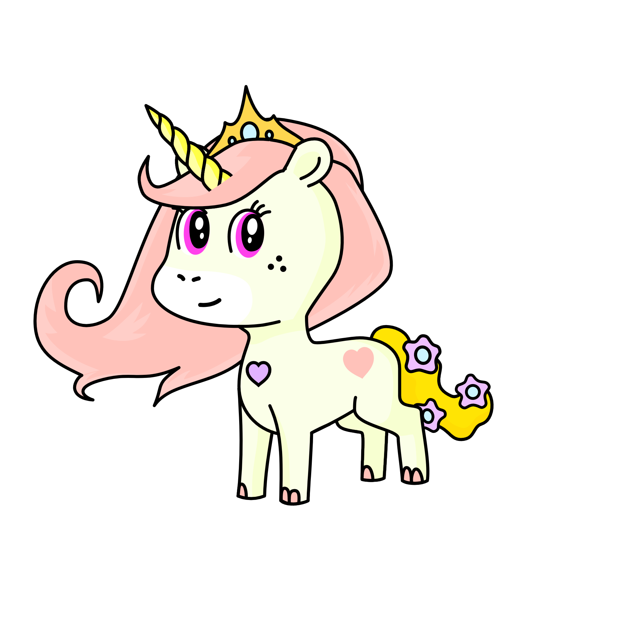 pinky poo, the unicorn