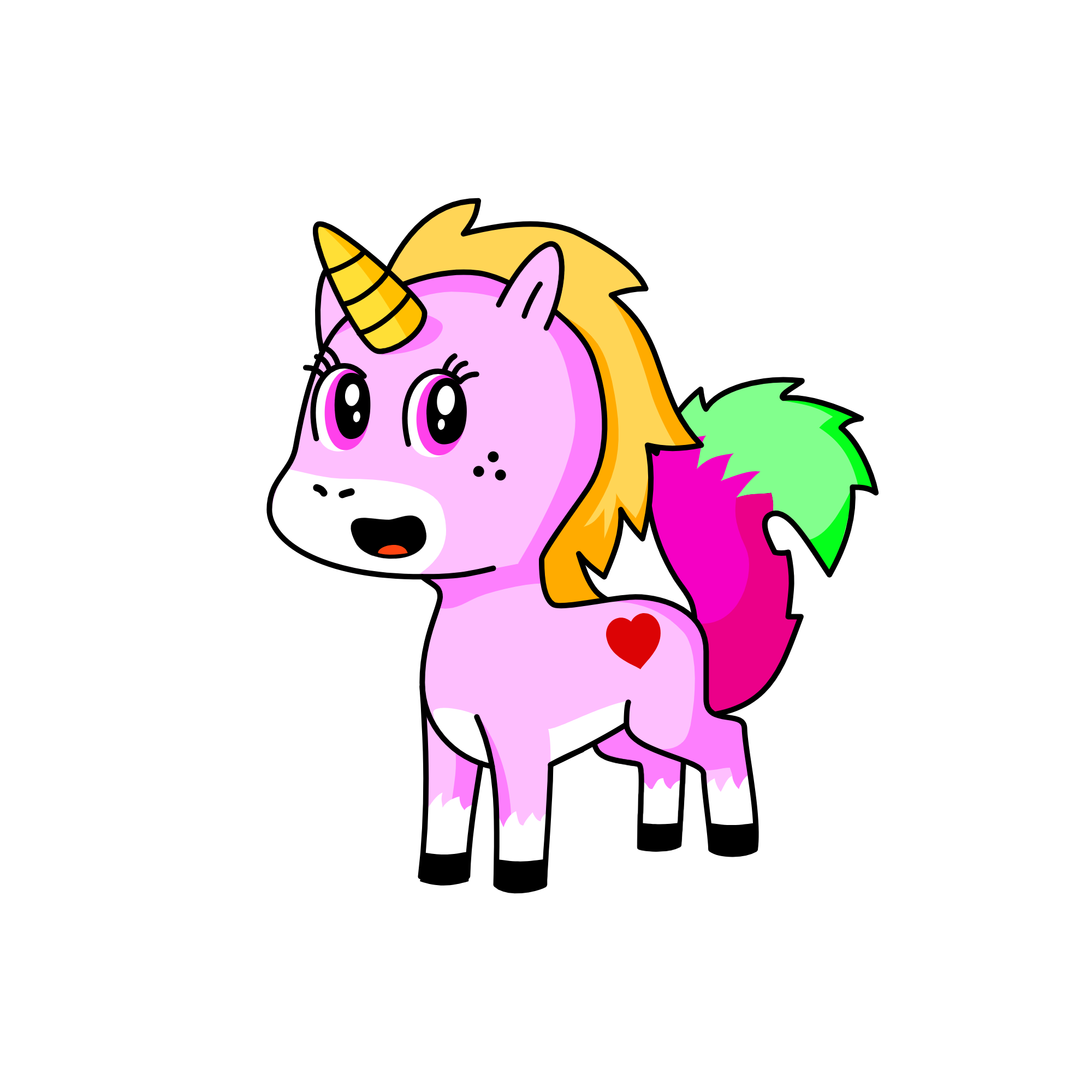 FUNTIME FOXY, the unicorn