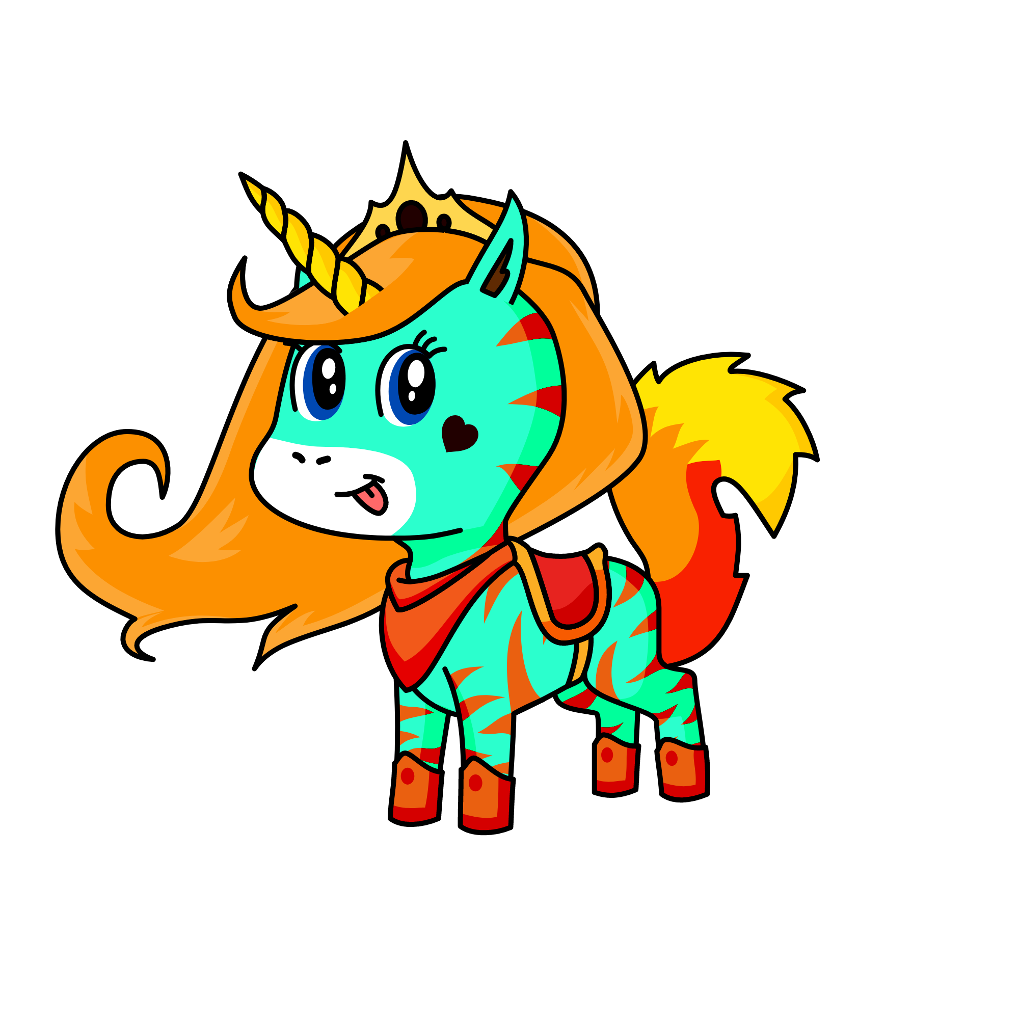 Sweetfireunicorn, the unicorn
