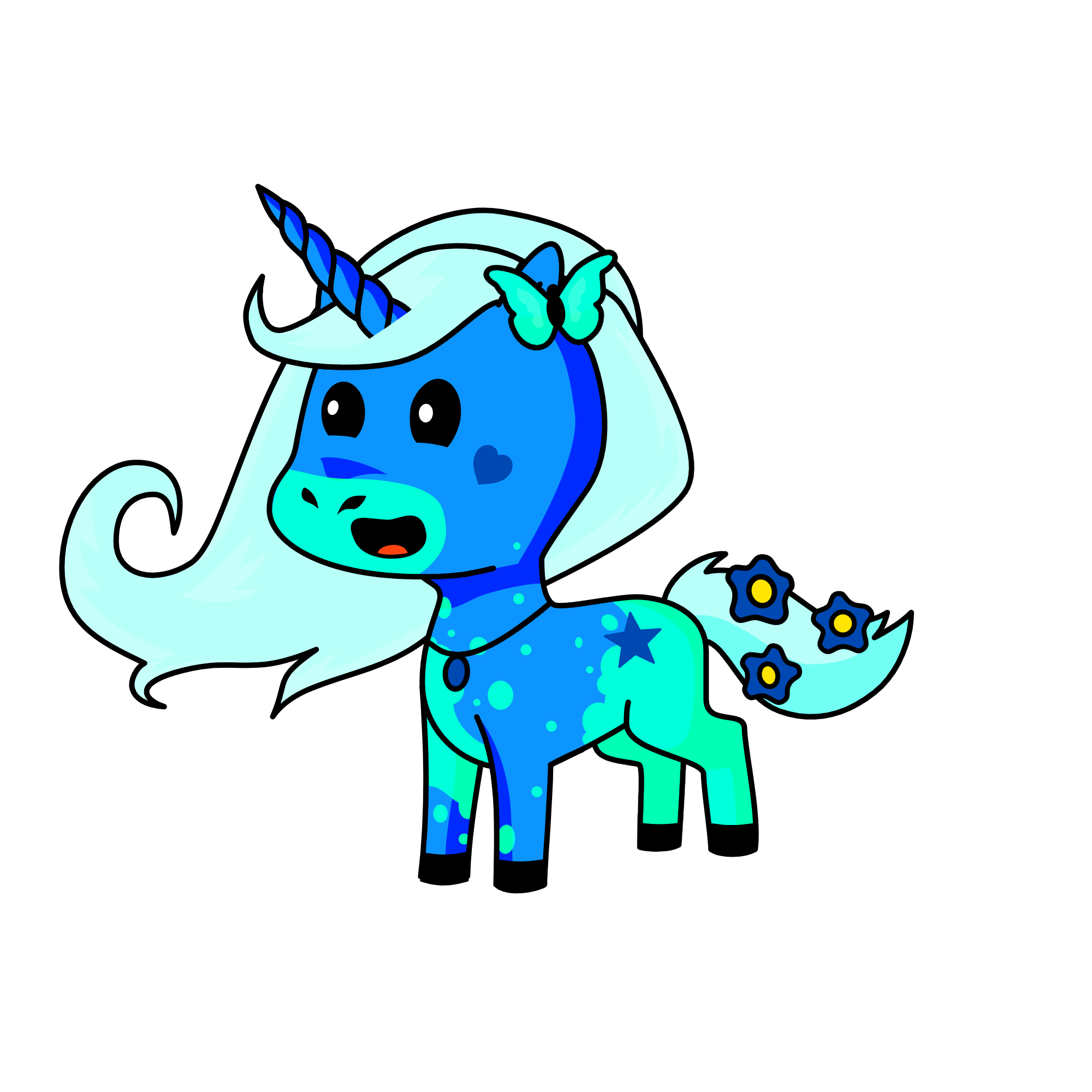 cloud wife of wind, the unicorn