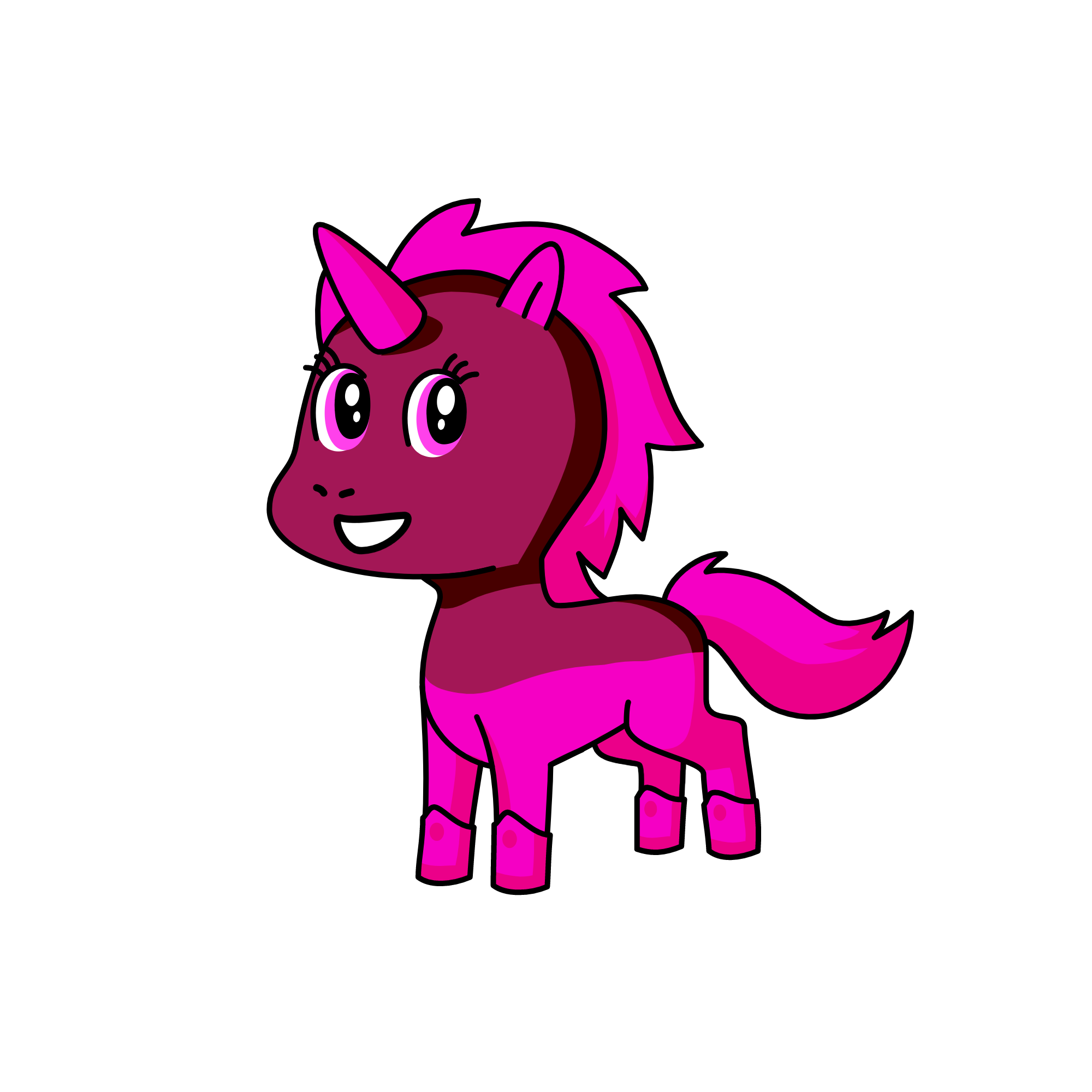 Pink Magic, the unicorn
