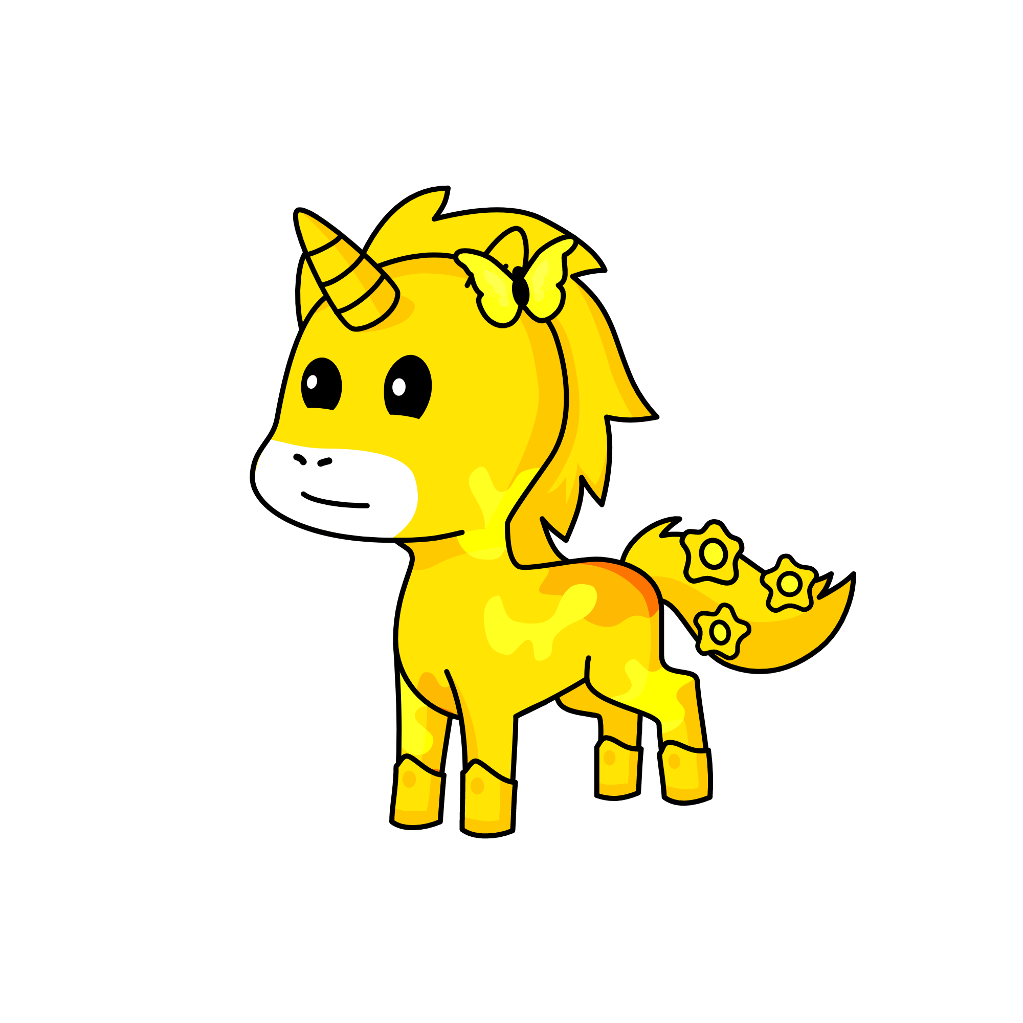 Yellow ~Magic, the unicorn