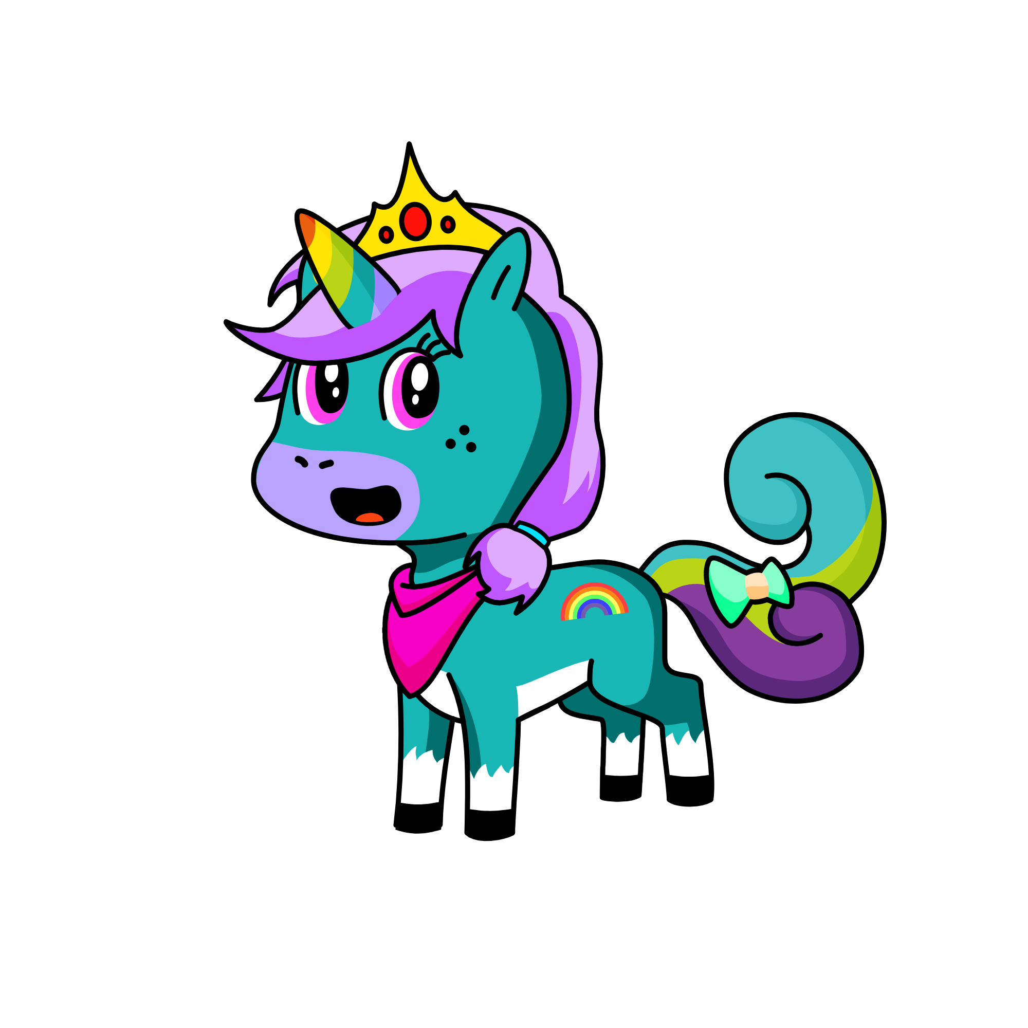 queen, the unicorn
