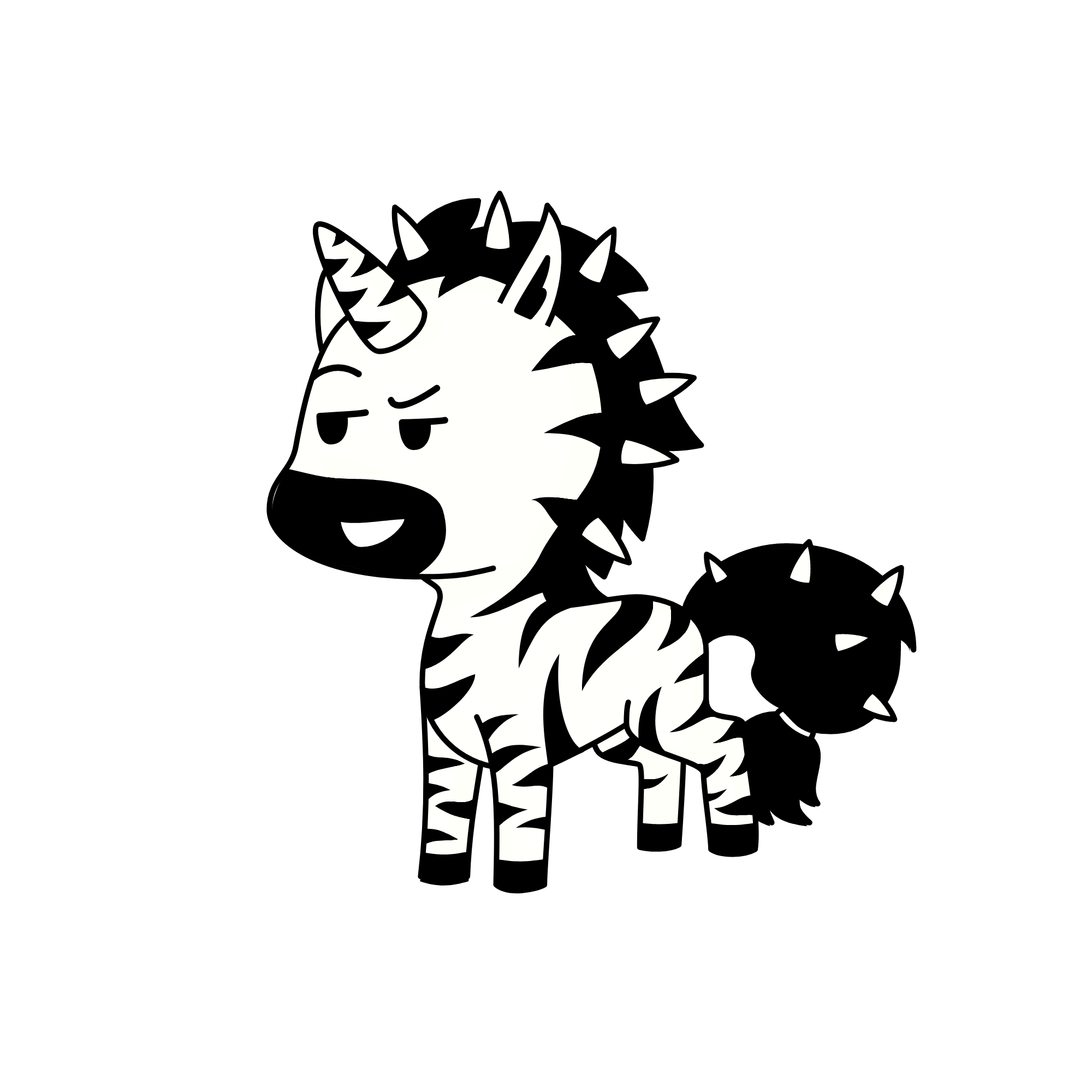 Zebrak, the unicorn