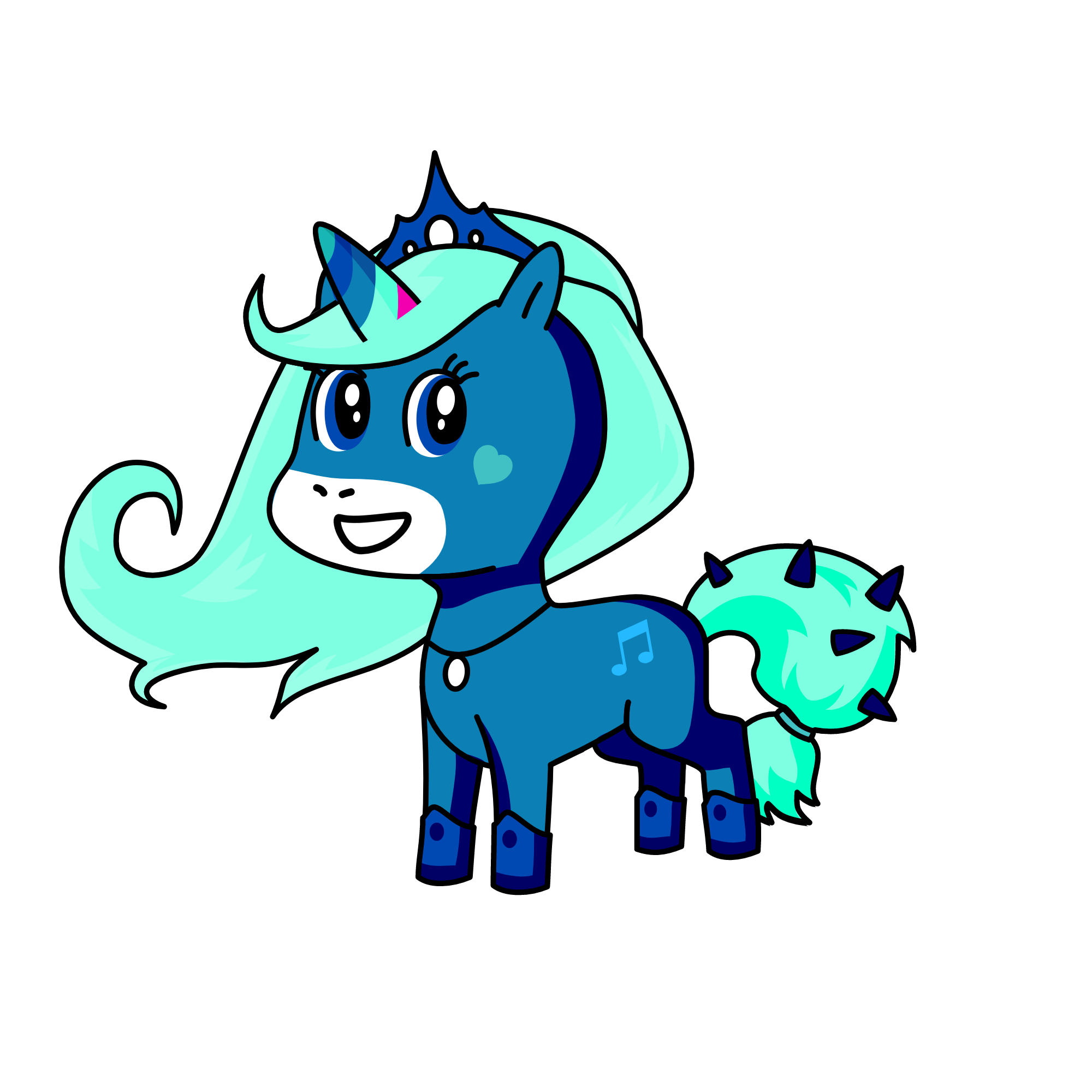 reina  del  hielo, the unicorn