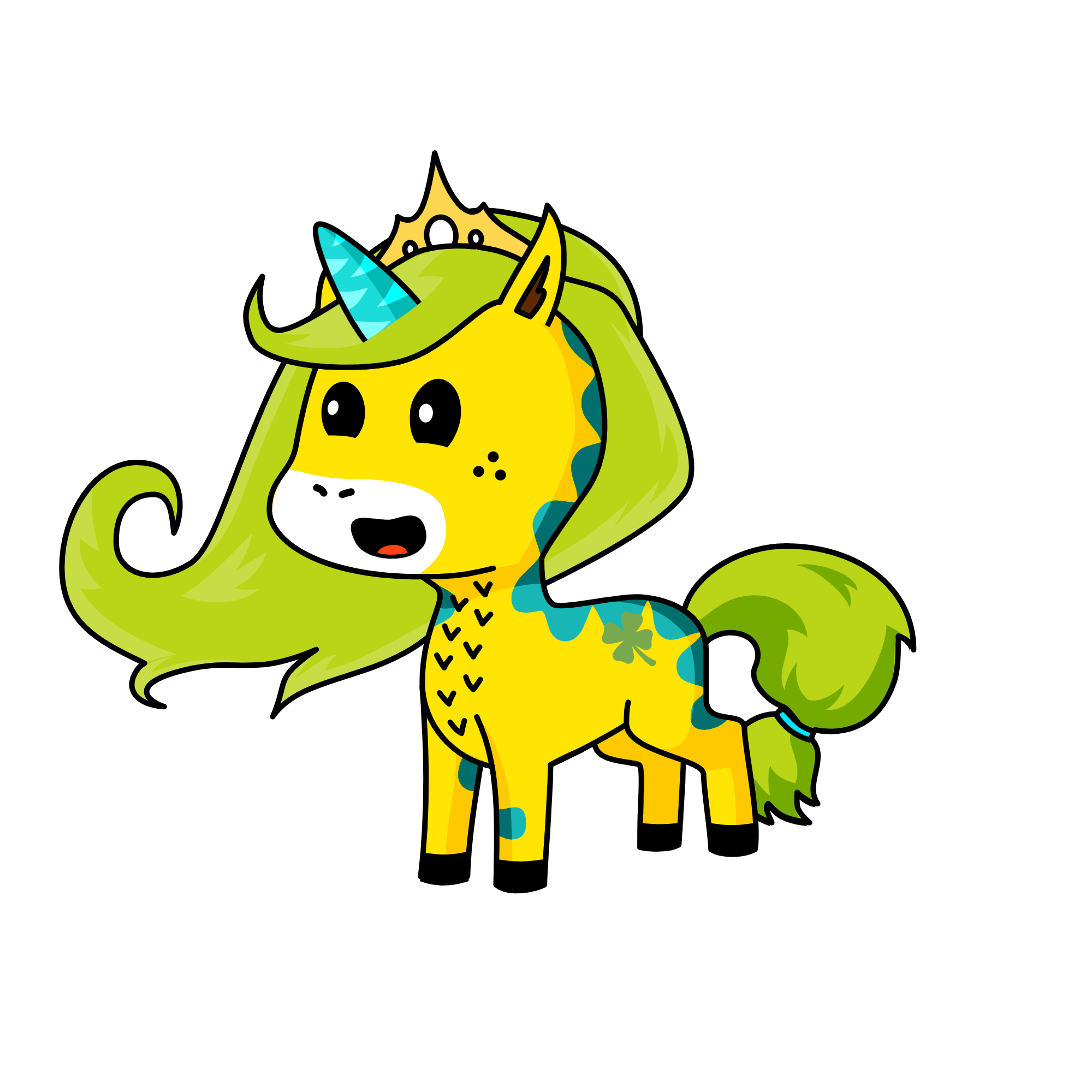 Princess Lucky, the unicorn