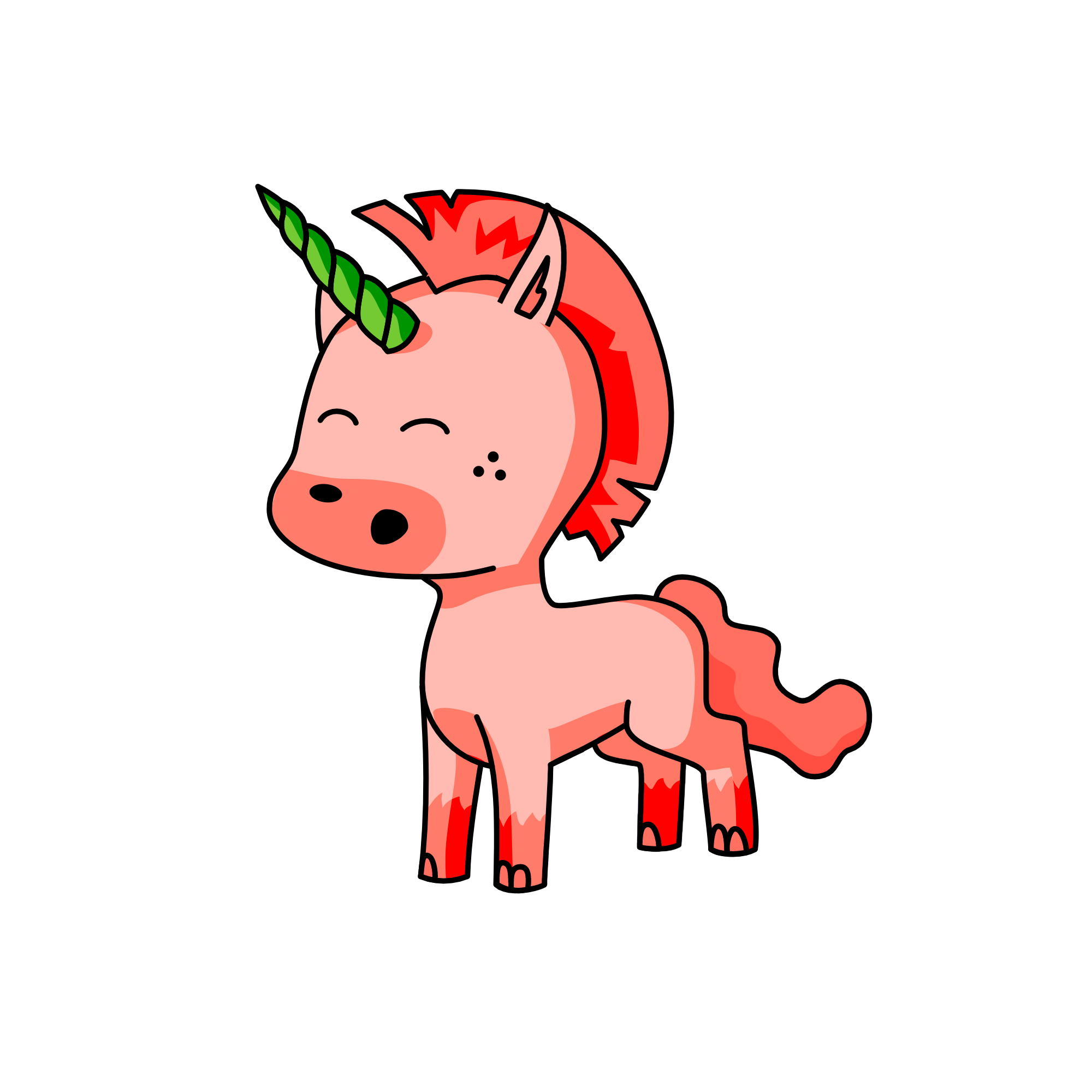 peach bum, the unicorn