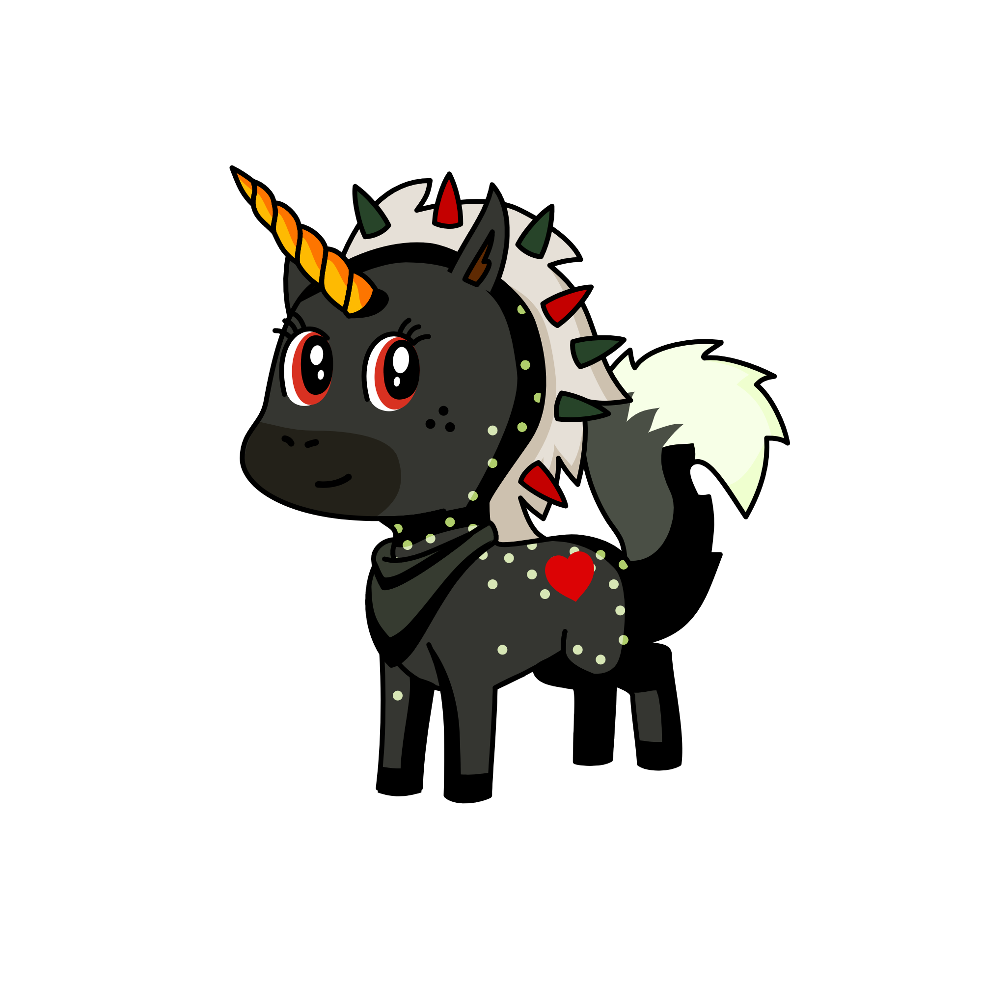 Axelichy, the unicorn