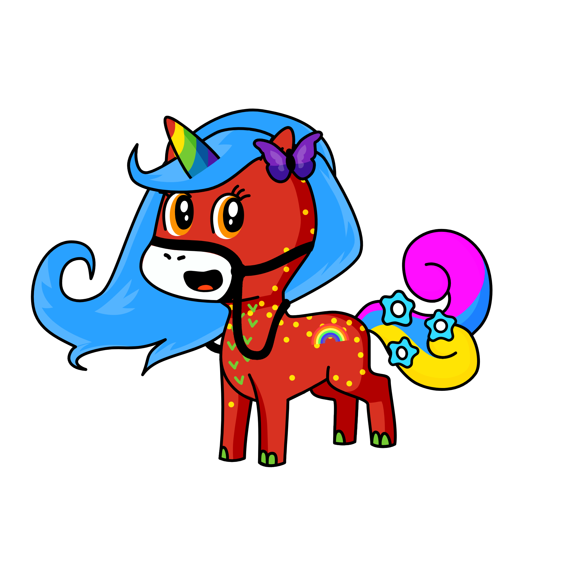Candy, the unicorn