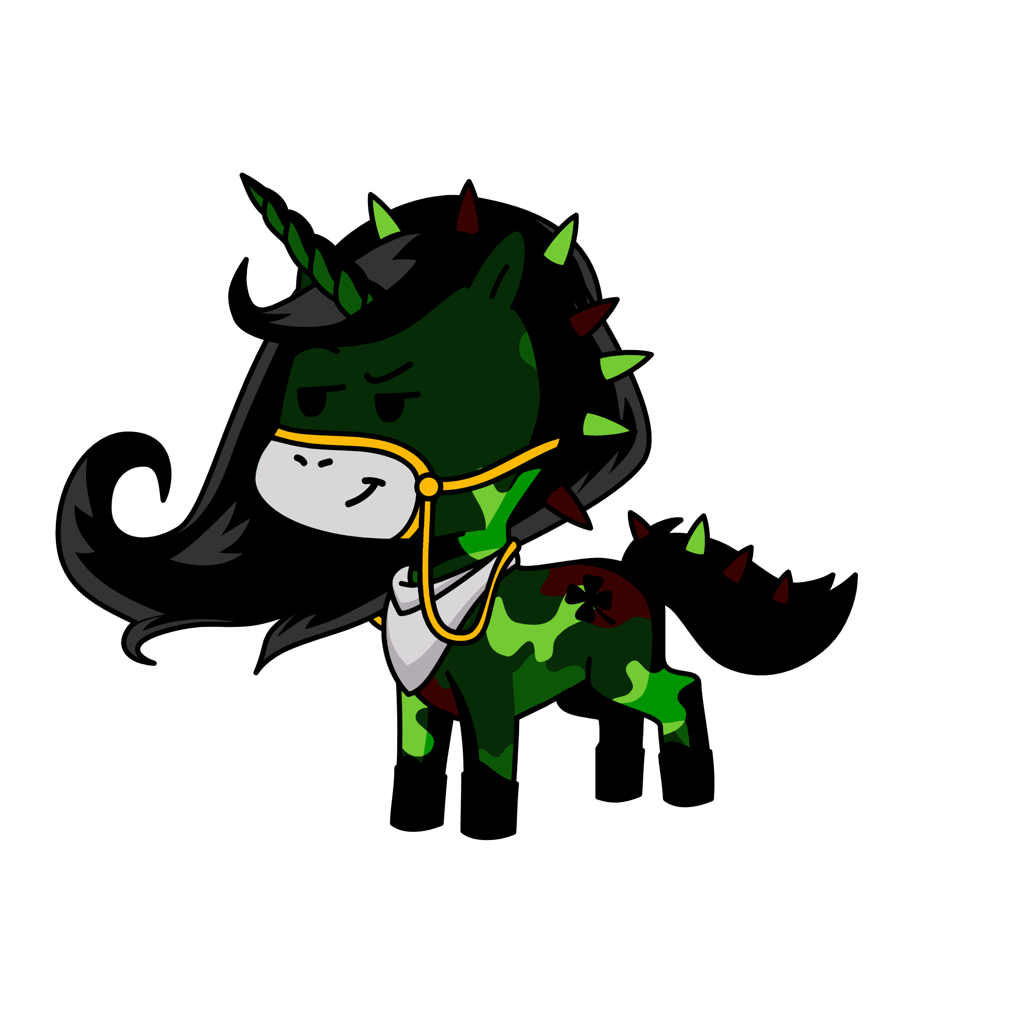 Army Amy, the unicorn