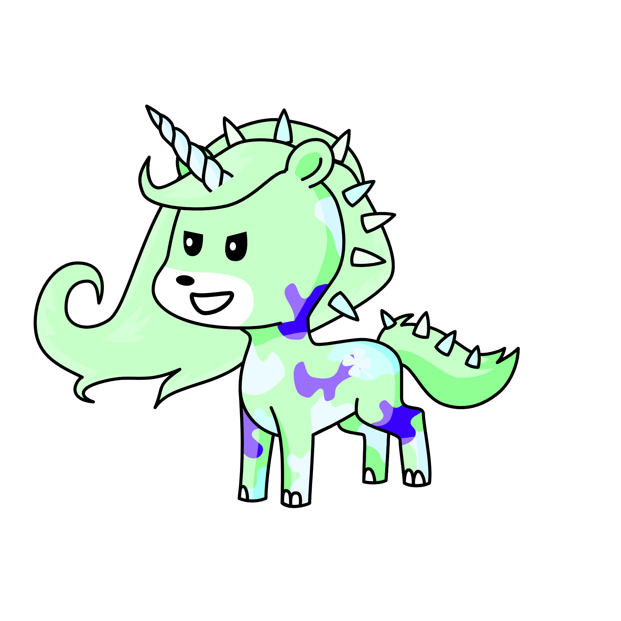 Gerrera girl plas coin mis tic, the unicorn