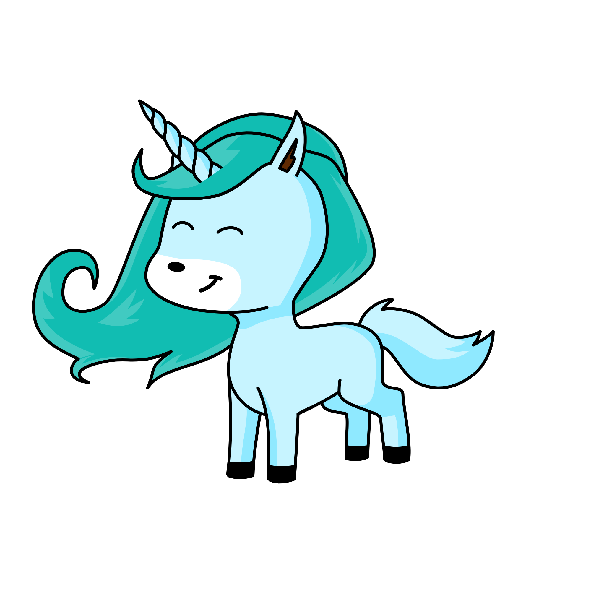 Cold (power of cold) she is super nice come and bw friends, the unicorn