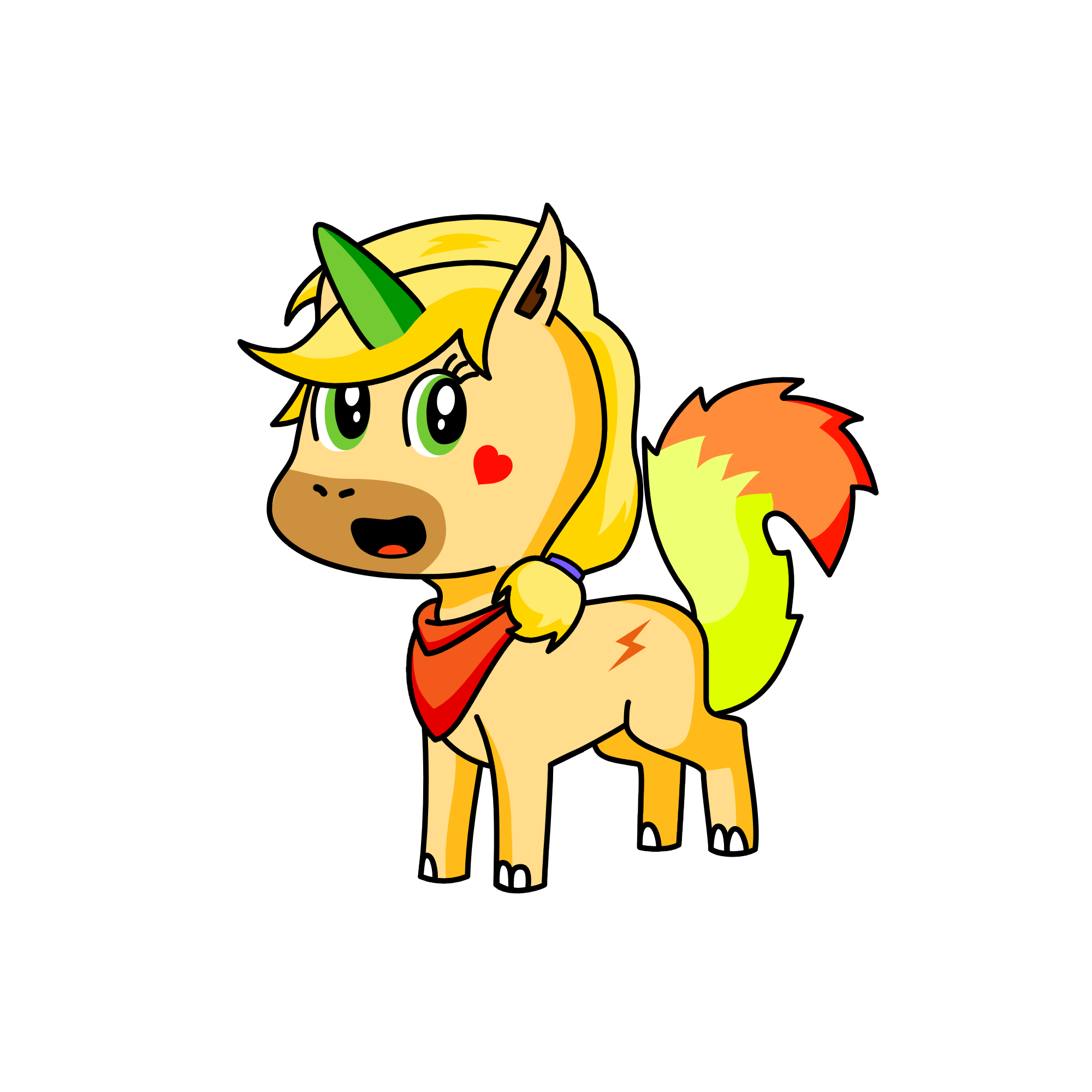 AppleJuck, the unicorn