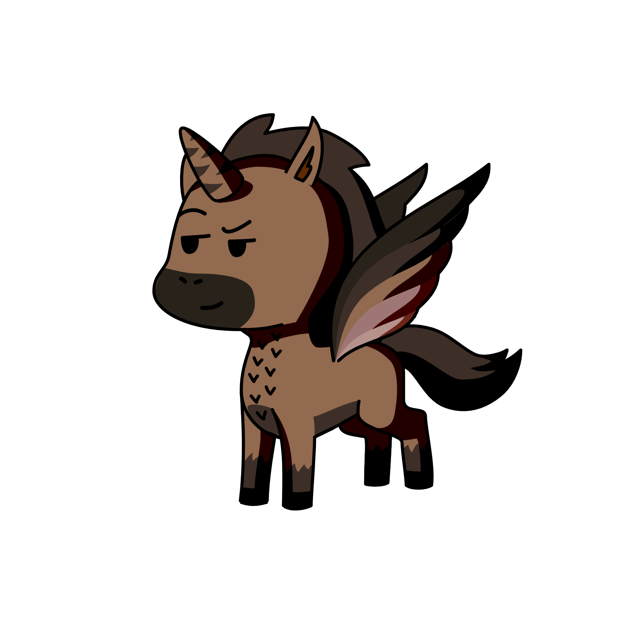 Earthy, the unicorn