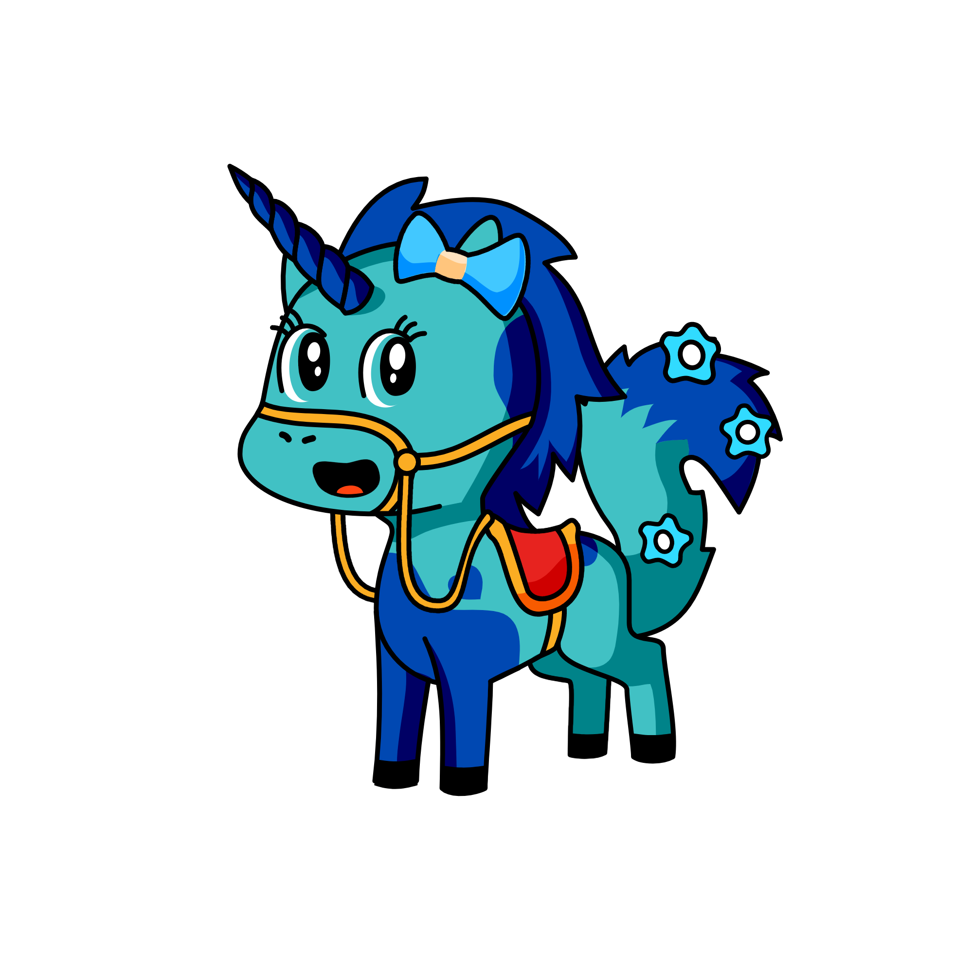 aqua, the unicorn